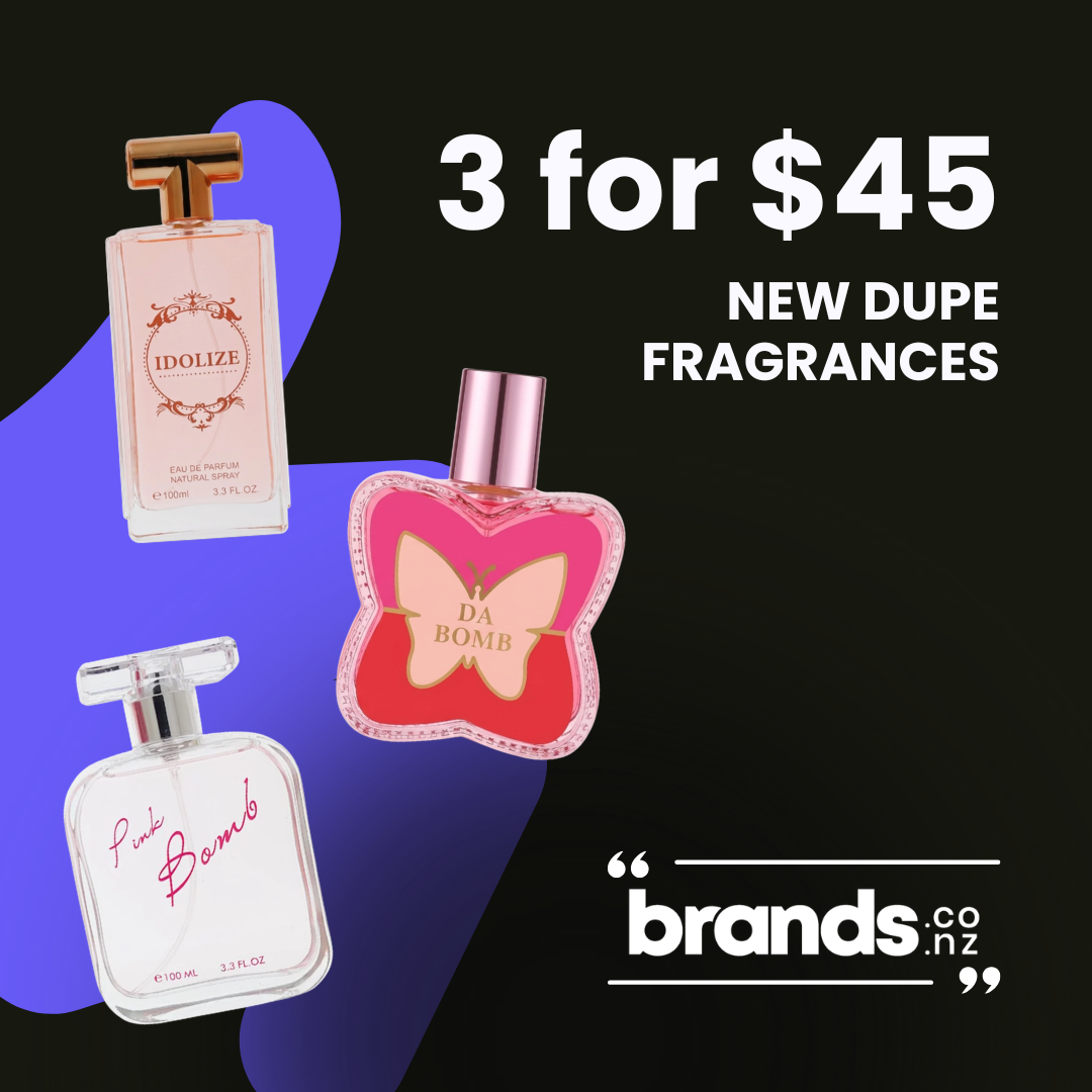 brands.co.nz Facebook ad: Dupe Fragrances