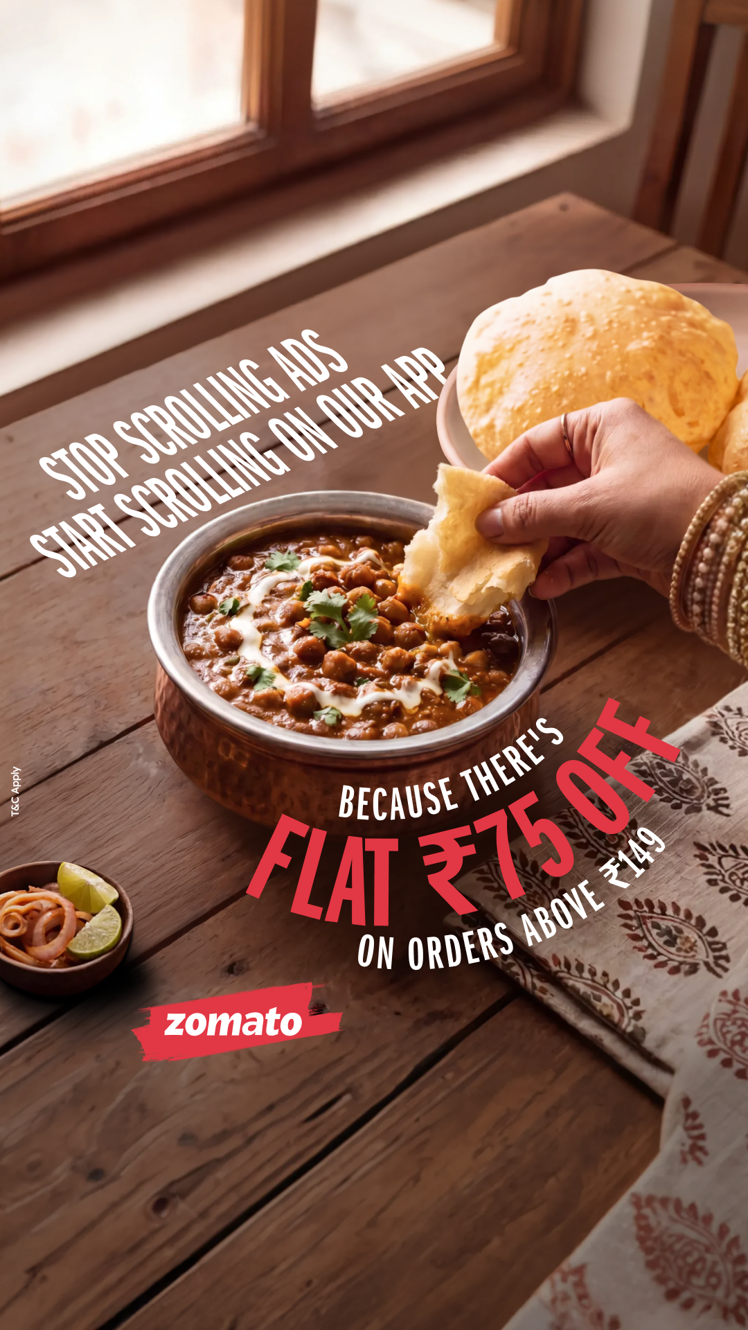 Zomato Facebook ad