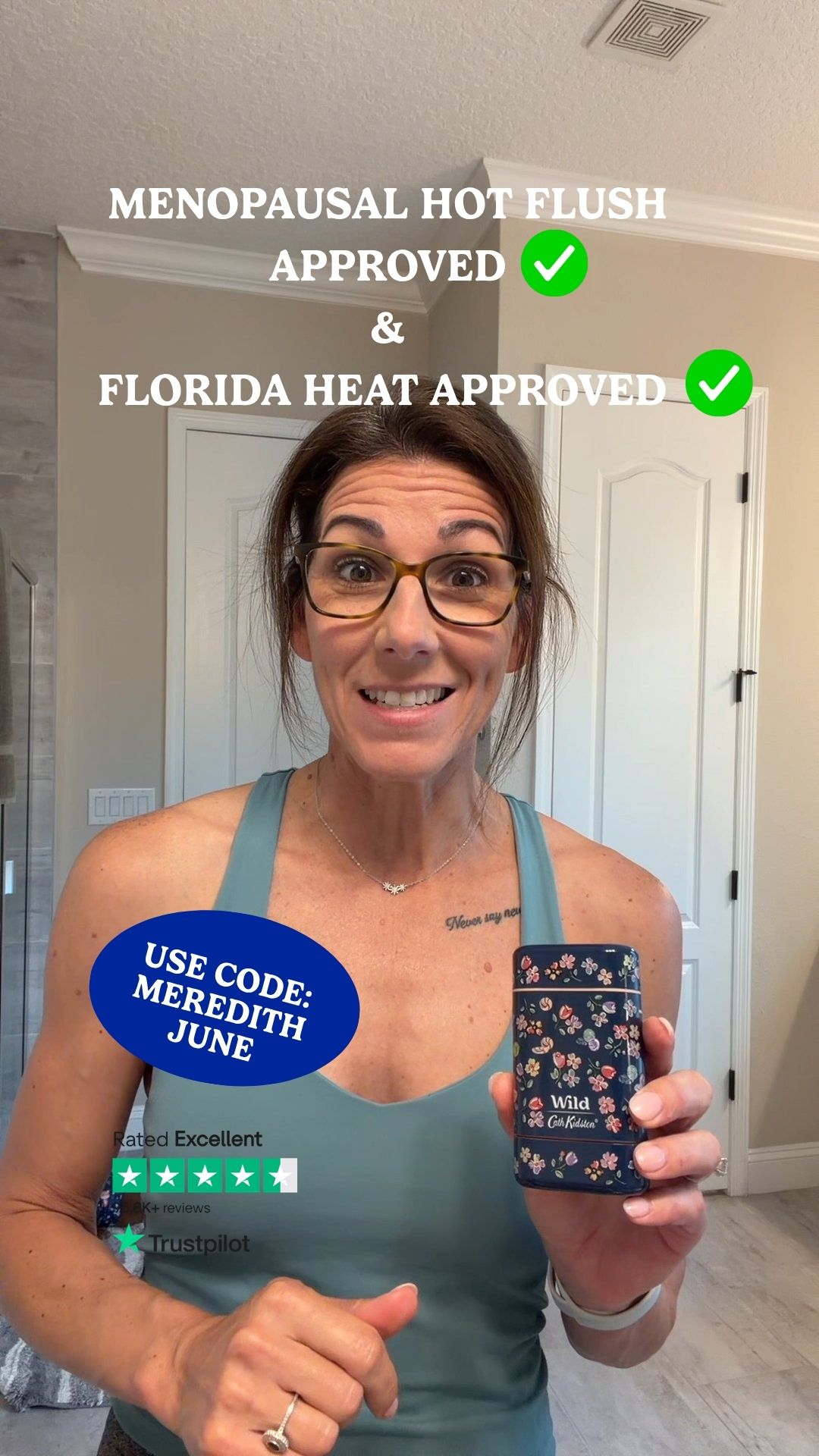 Wild Facebook ad: Get 20% off all Wild products with code MEREDITHJUNE