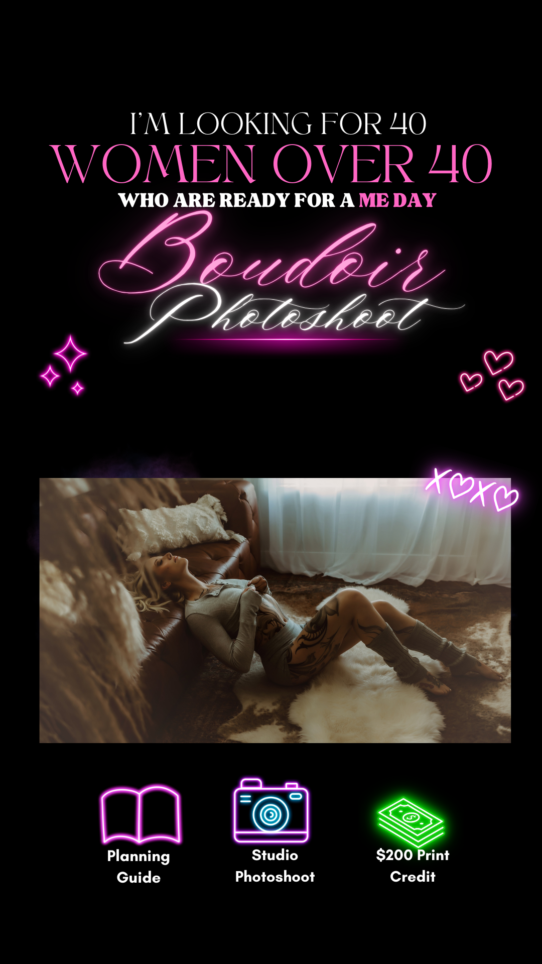 Vbo Boudoir Facebook ad from Sep 1, 2025