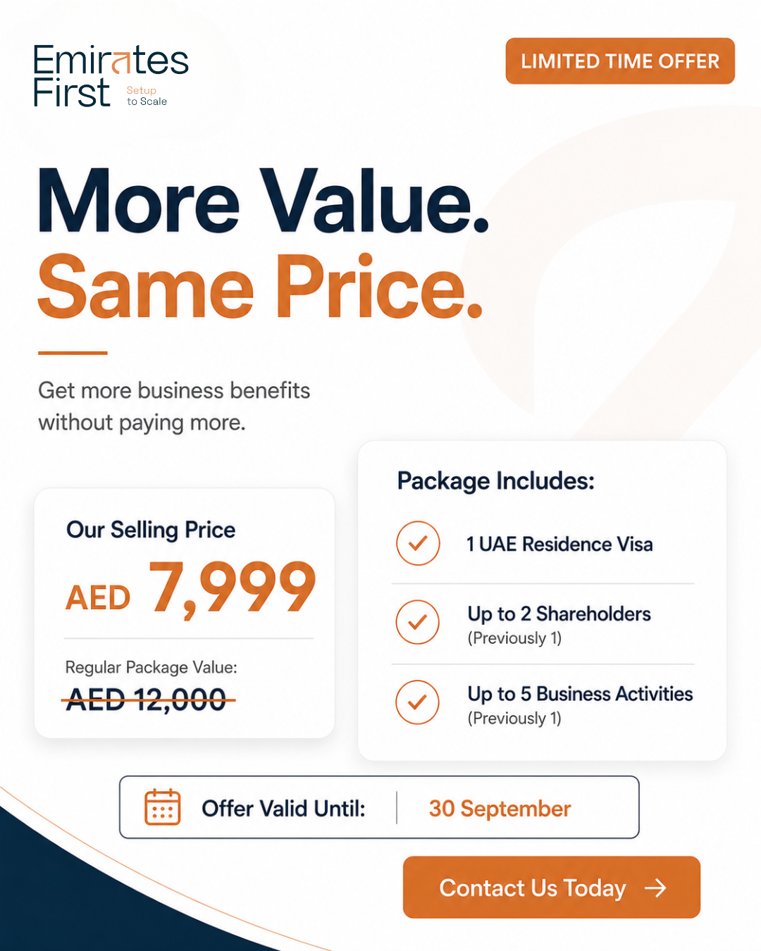 Efirst Facebook ad