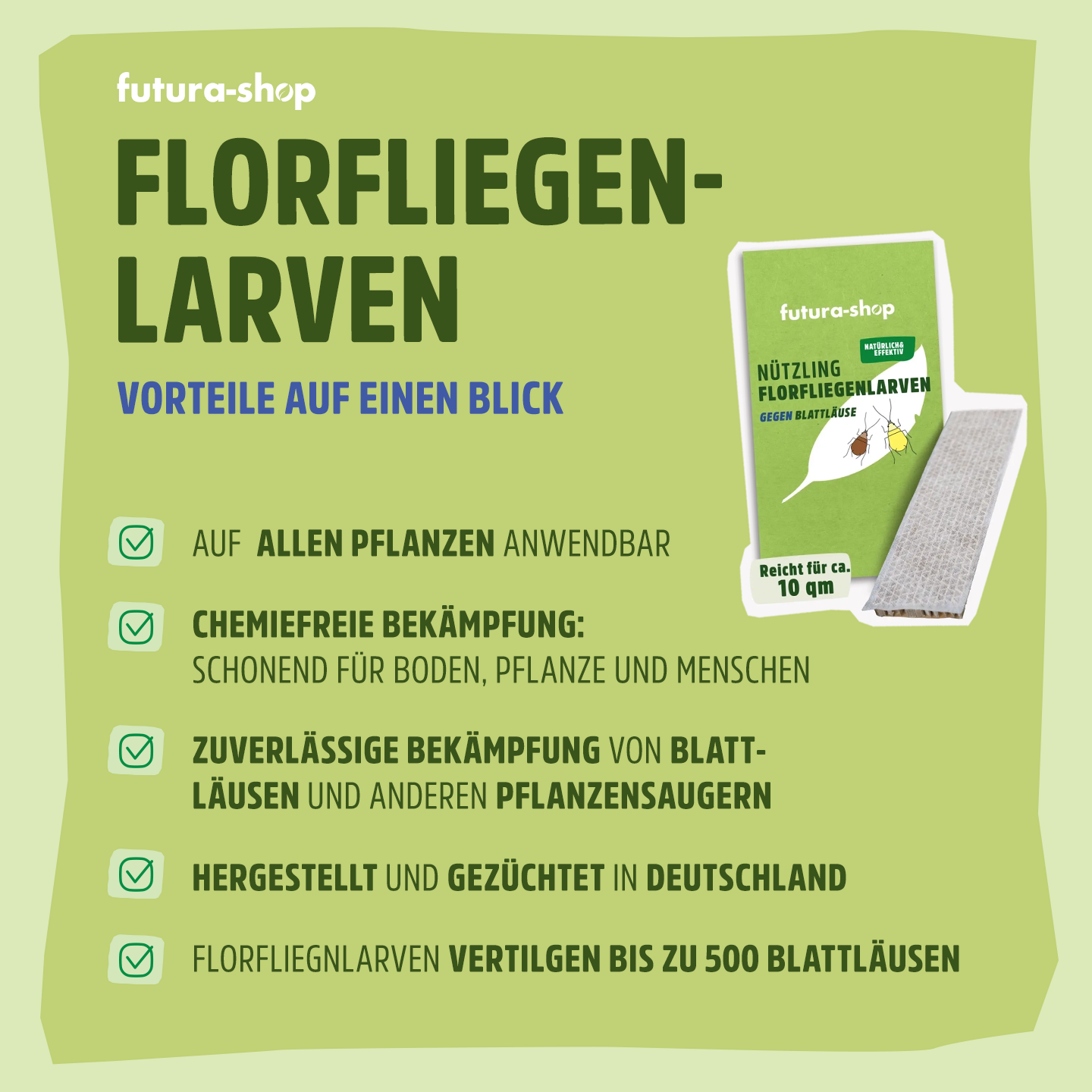 FuturaShop.de Facebook ad: Einmal anwenden, wirkt.