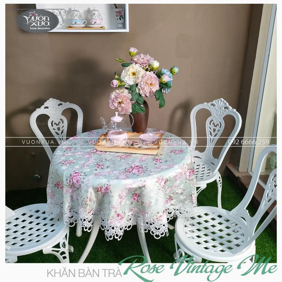 VƯỜN XƯA - Khăn Trải Bàn Nâng Tầm Không Gian Facebook ad