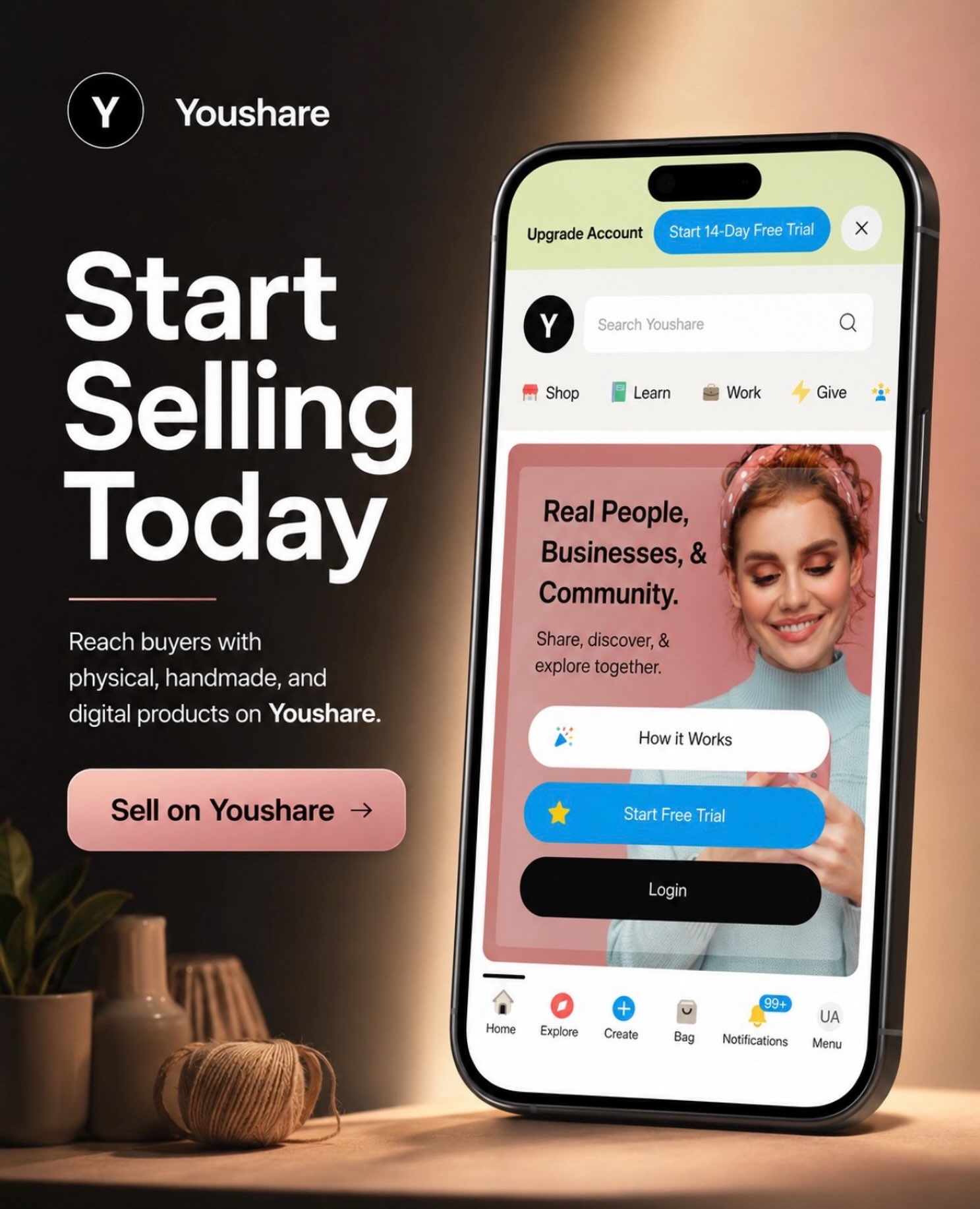 Youshare Facebook ad