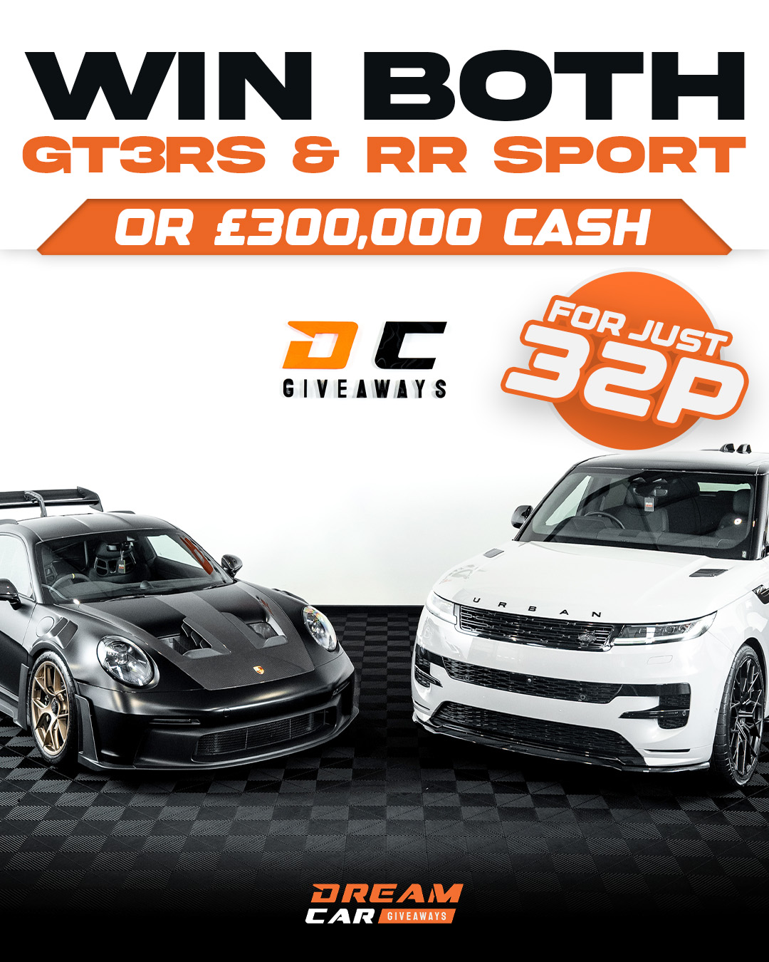 Dream Car Giveaways Facebook ad