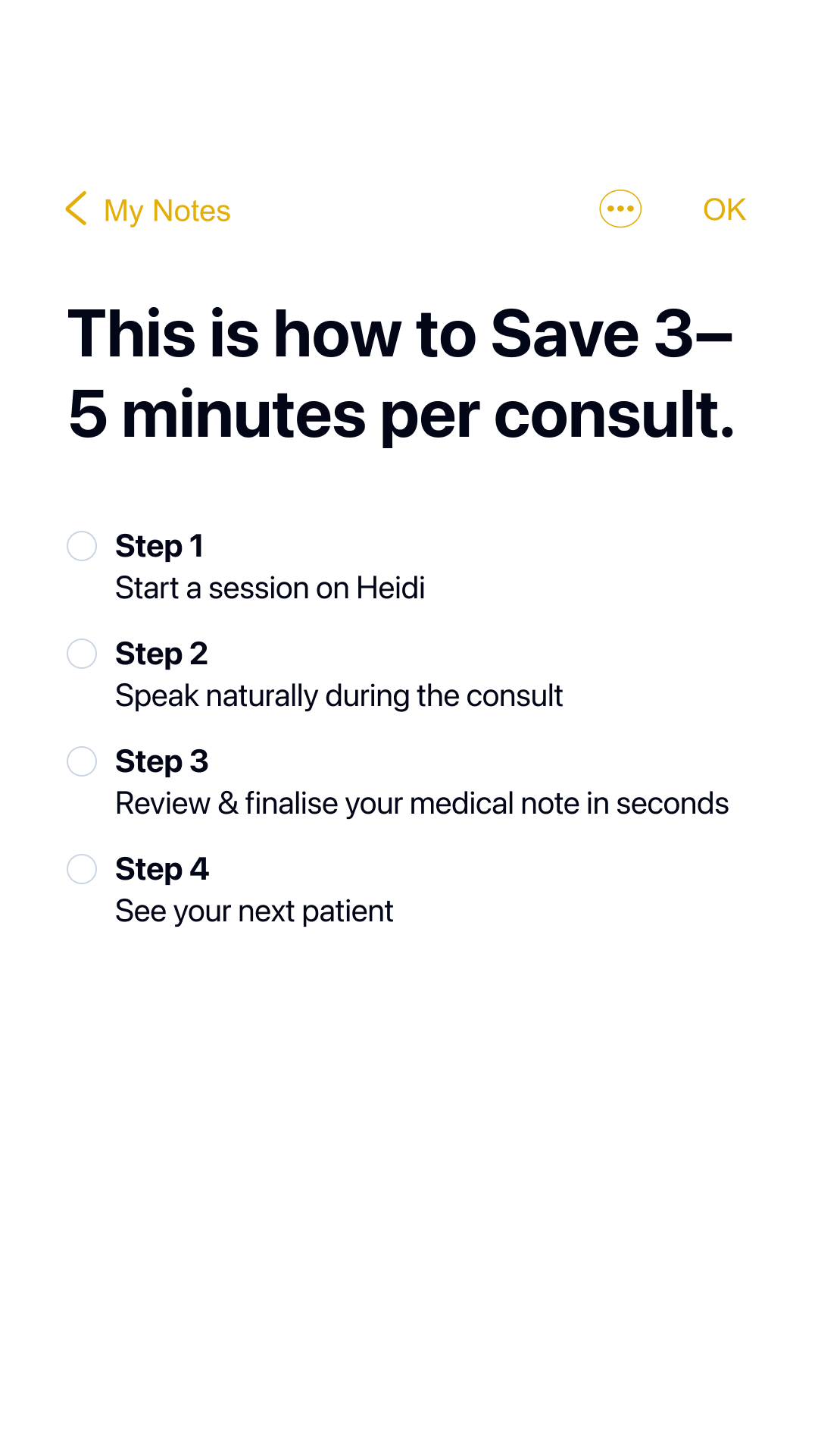 Heidi Facebook ad