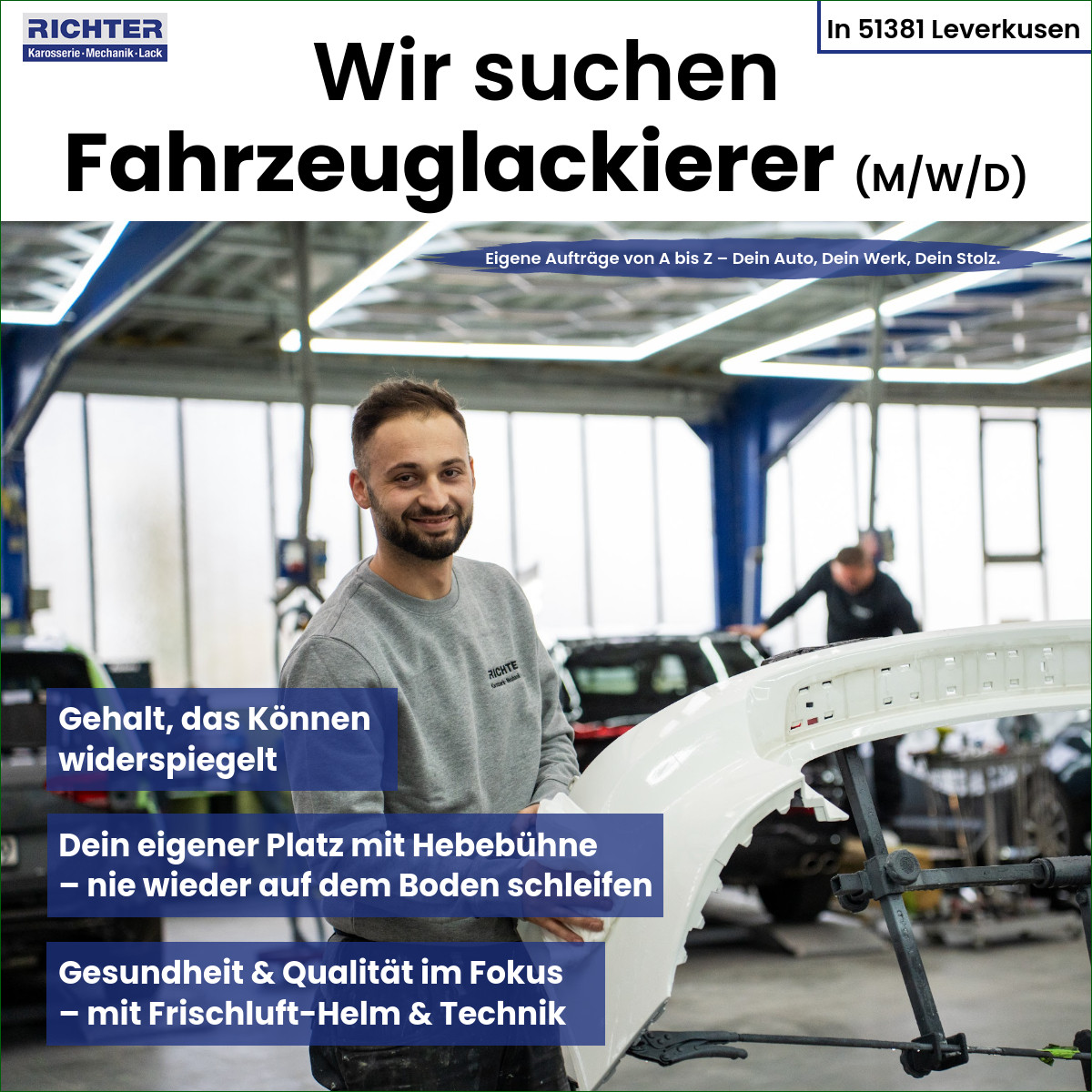 Richter Leverkusen - Jobs Facebook ad