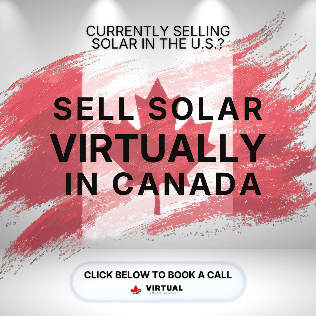 Virtual Solar Society Facebook ad: Join Our Canada Solar Accelerator
