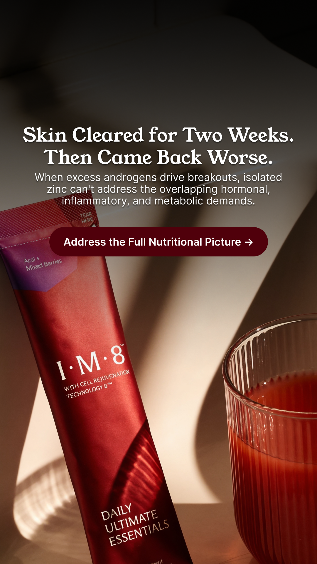 IM8 Health Facebook ad