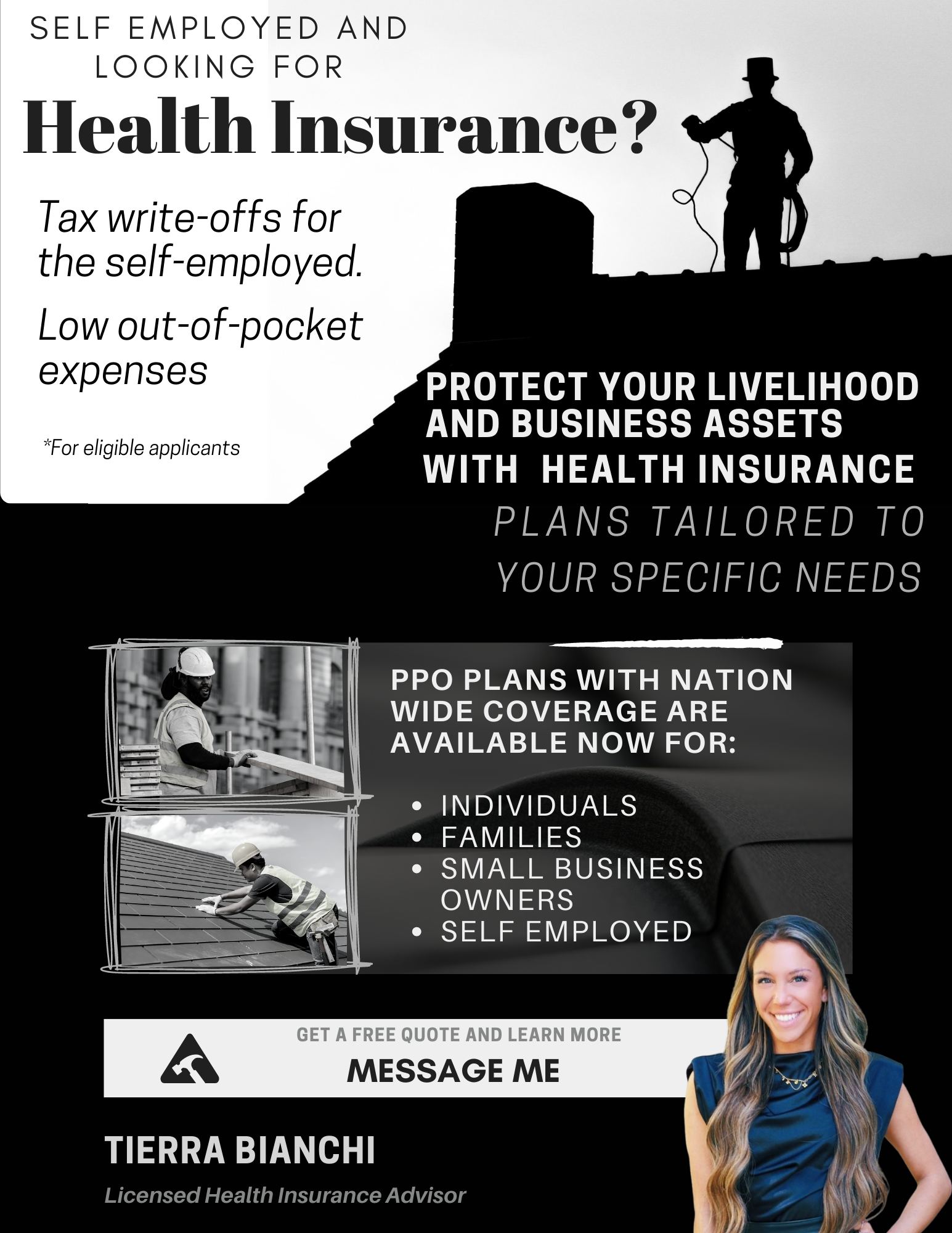 Tierra - Your Favorite Health Insurance Girl Facebook ad