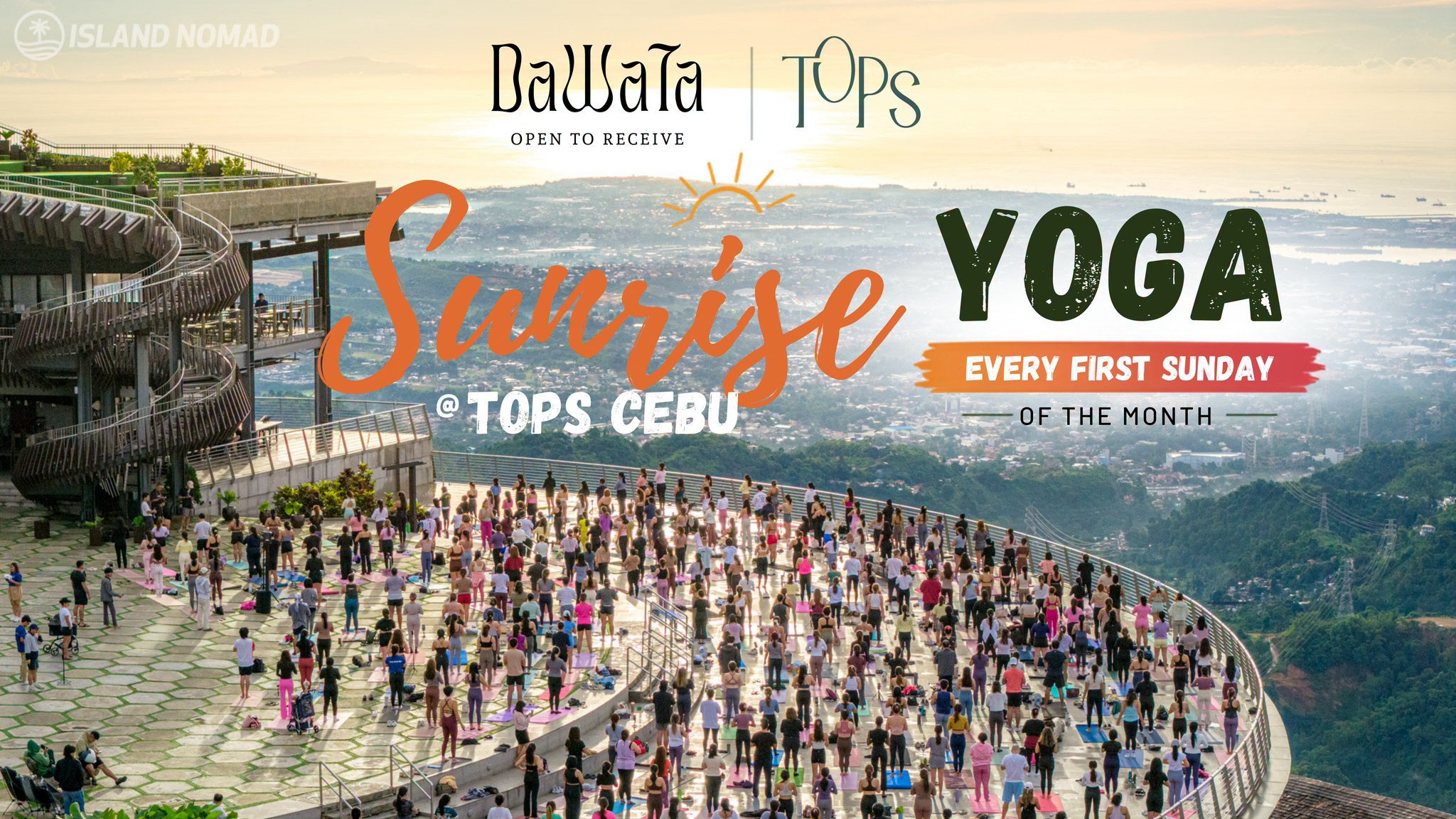 Dawata Wellness Facebook ad: DAWATA SUNRISE YOGA AT TOPS CEBU
