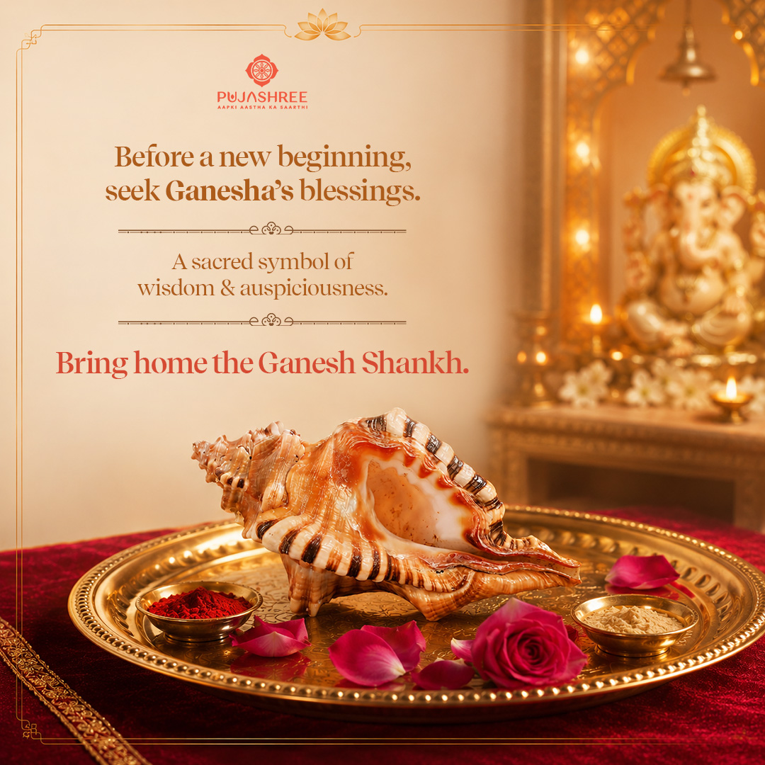Pujashree Facebook ad: Authentic Vedic Shankhs for Your Pooja
