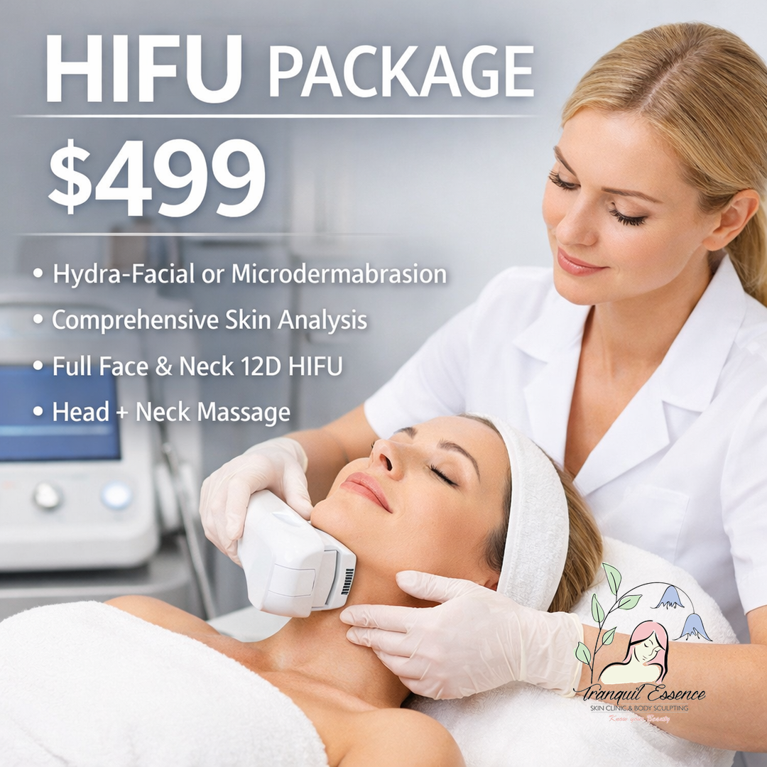 Tranquil Essence Skin Clinics Facebook ad: Younger Skin Starts Here