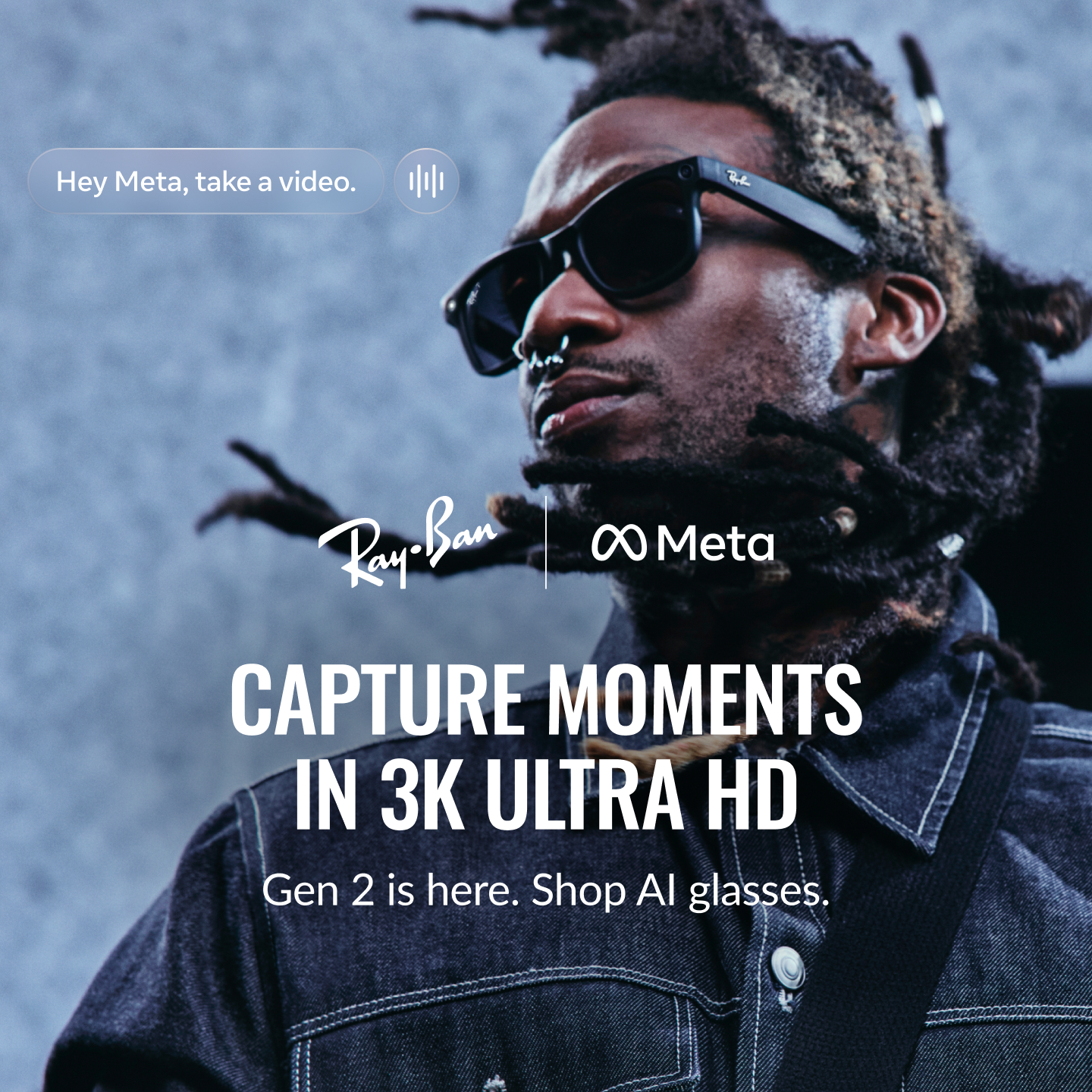Ray-Ban Meta Facebook ad