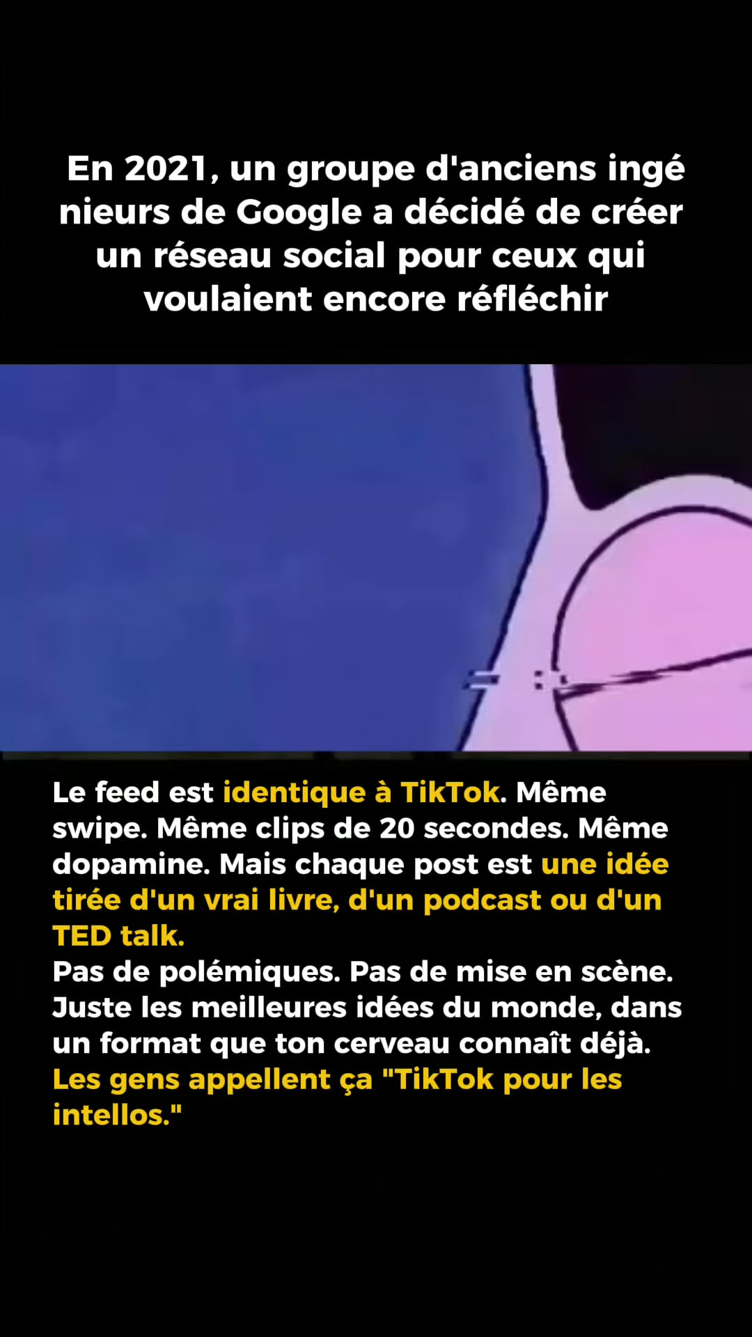 Deepstash Facebook ad: Sois le plus brillant de la pièce