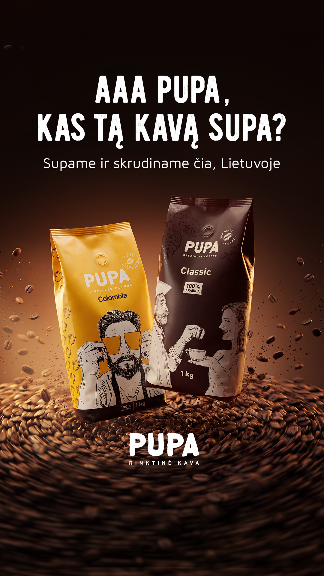 Kava „Pupa“ Facebook ad