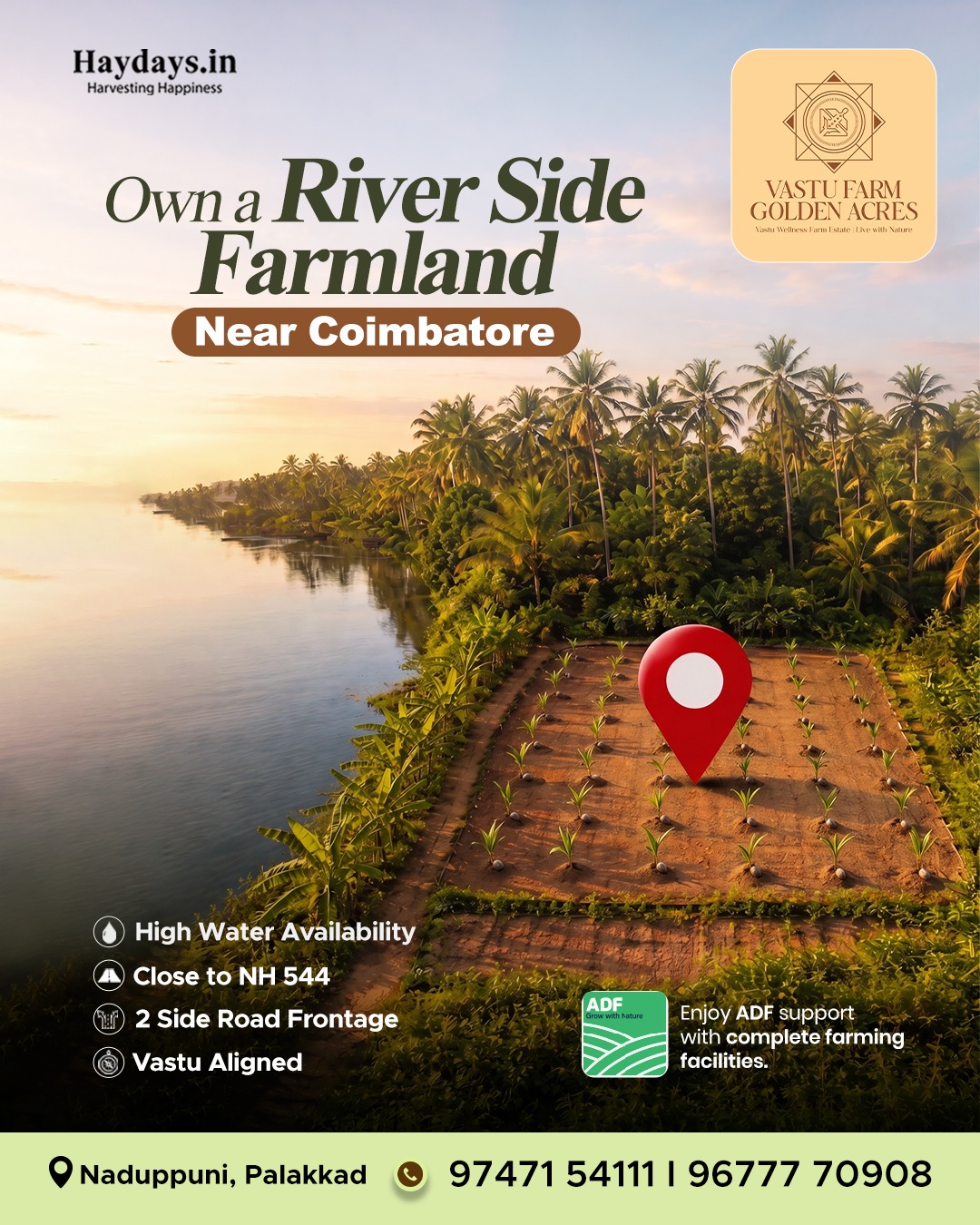 Haydays Farmland Facebook ad