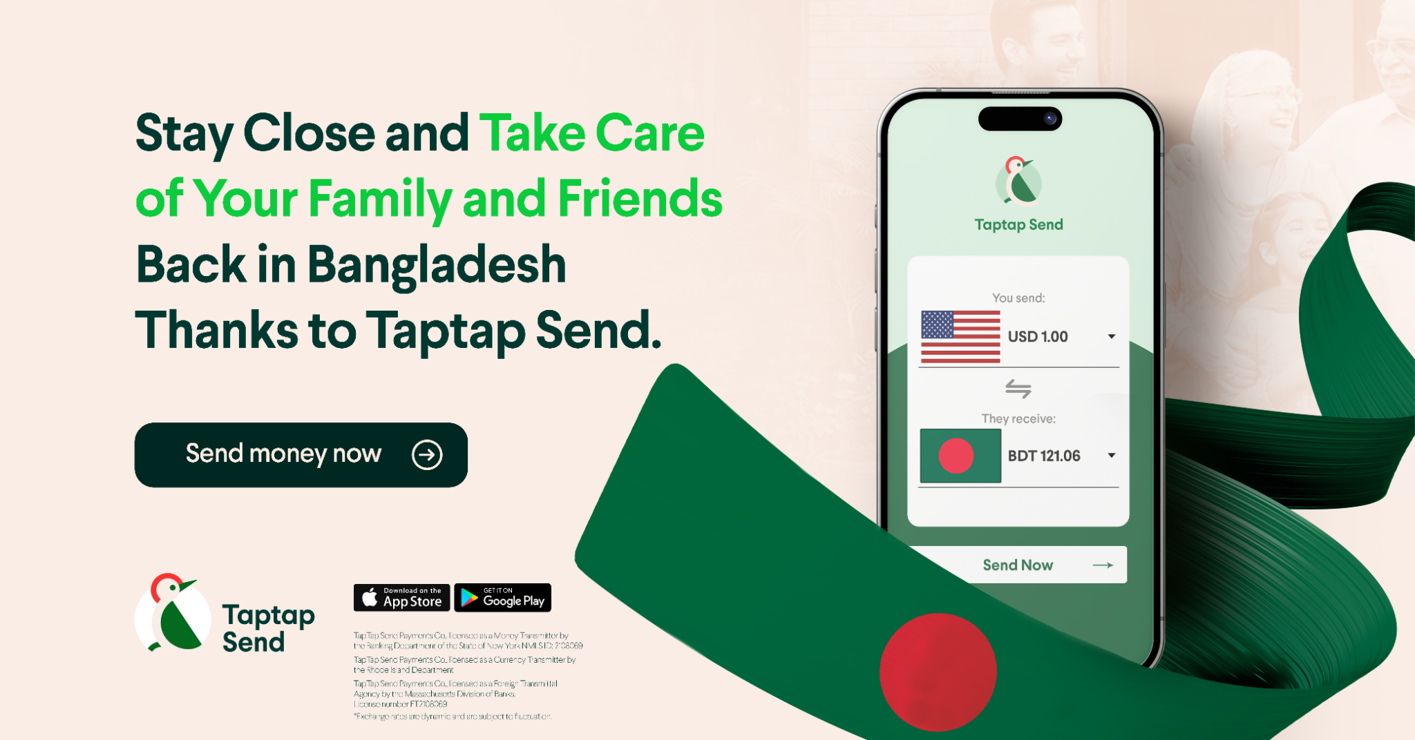 Taptap Send Facebook ad