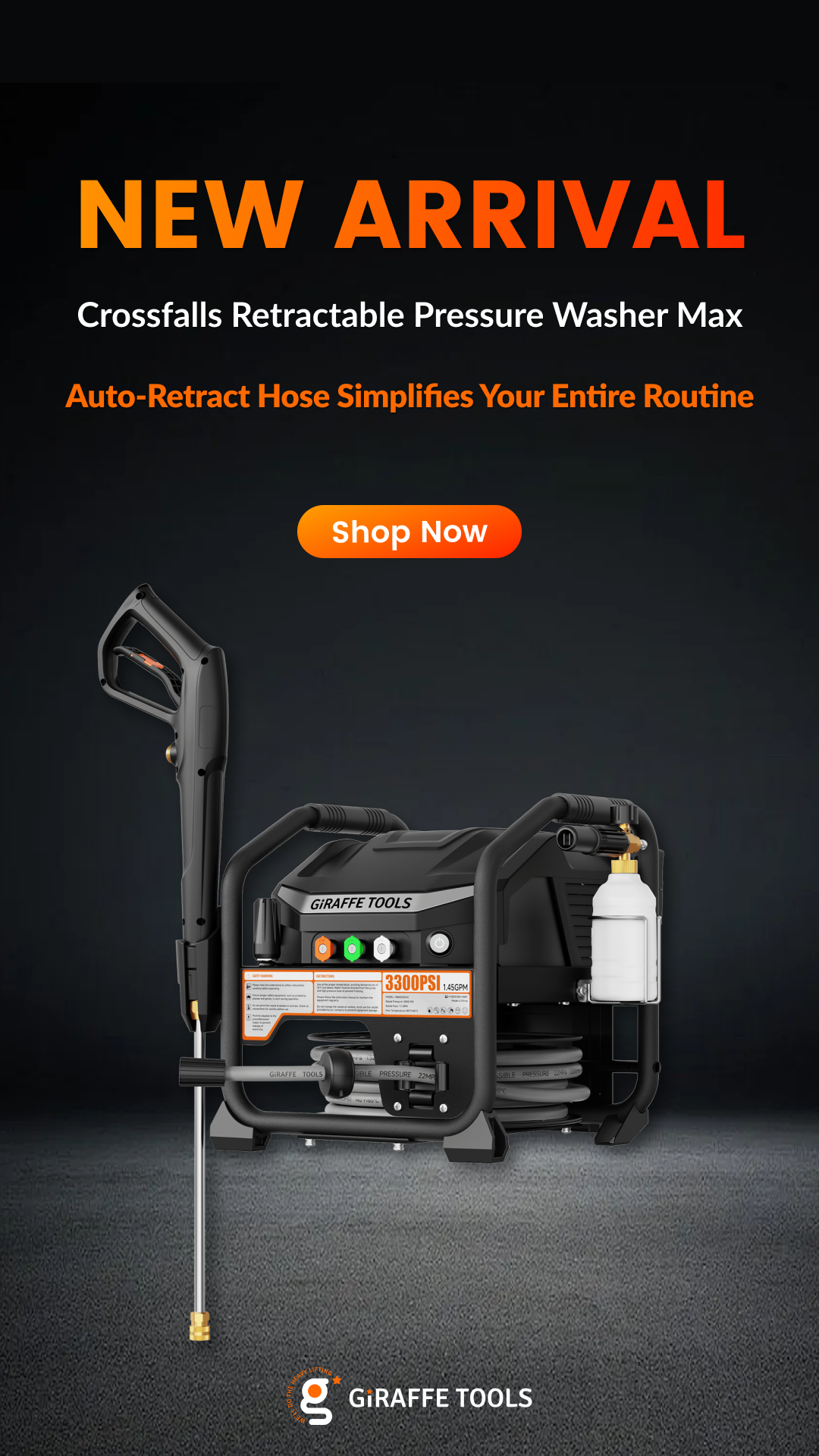 Giraffe Tools Facebook ad