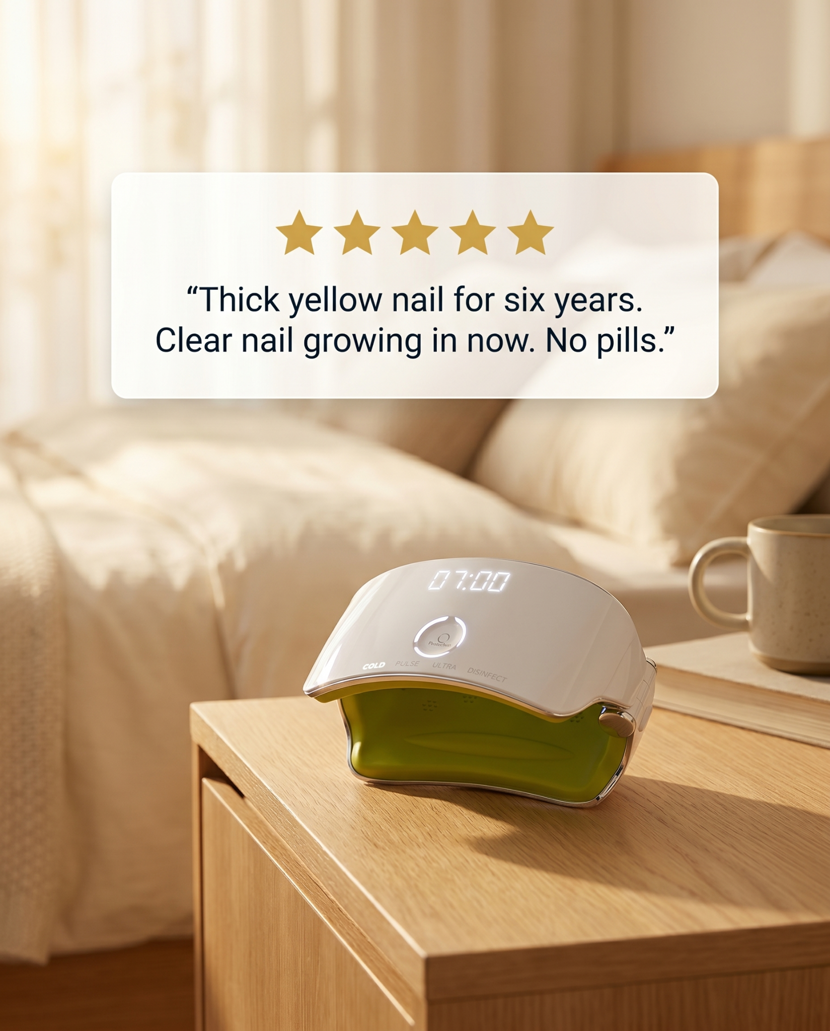 Dermachom Facebook ad: No Pills. No Prescription. No Liver Risk.