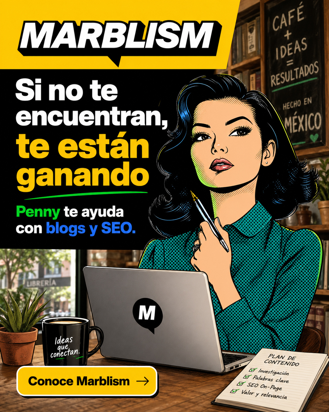 Marblism Facebook ad