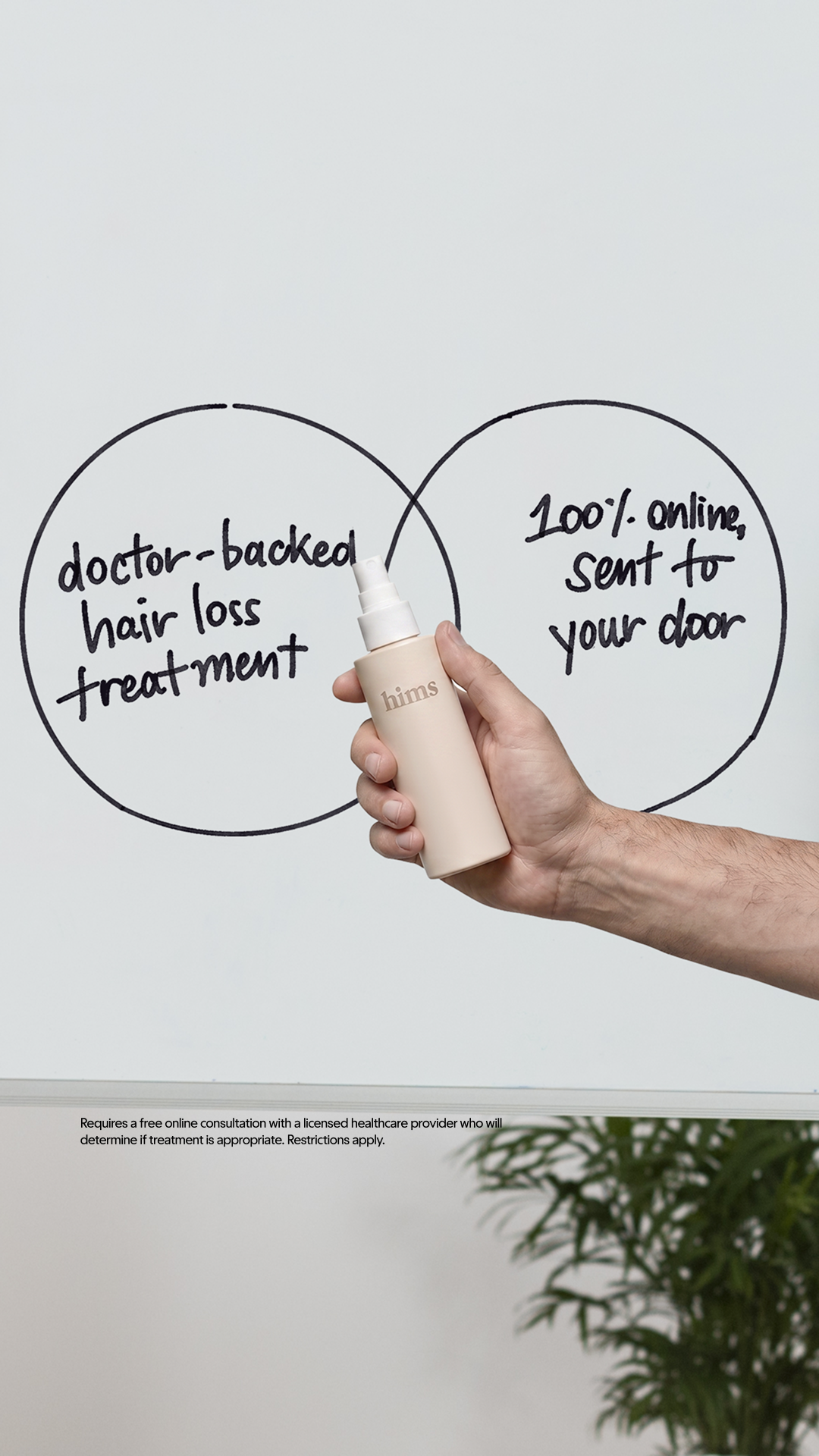 hims Facebook ad