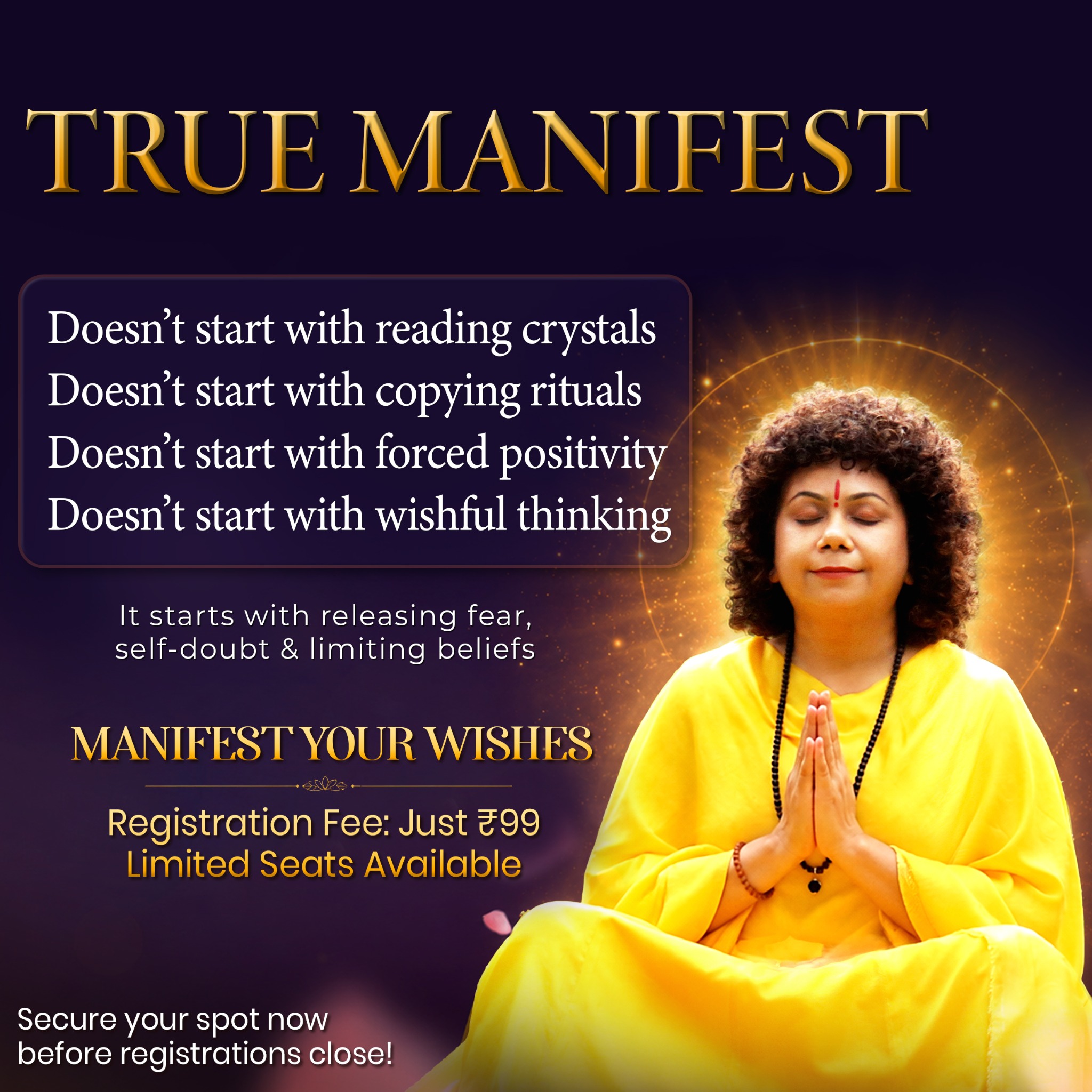 Dr. Archika Didi Facebook ad: Manifest Your Dream Life in 2026