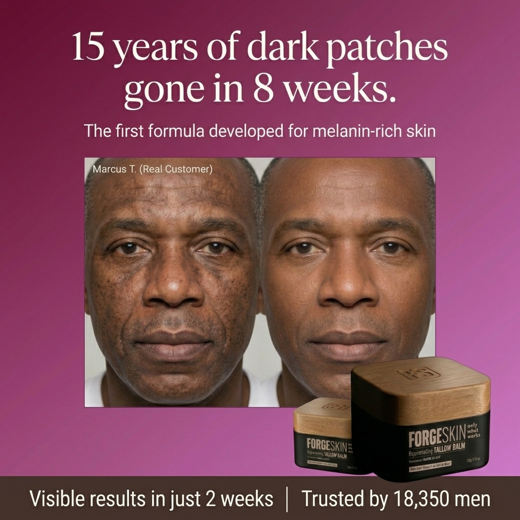 The Everyday Man Facebook ad: Attractive Skin in 3 Weeks