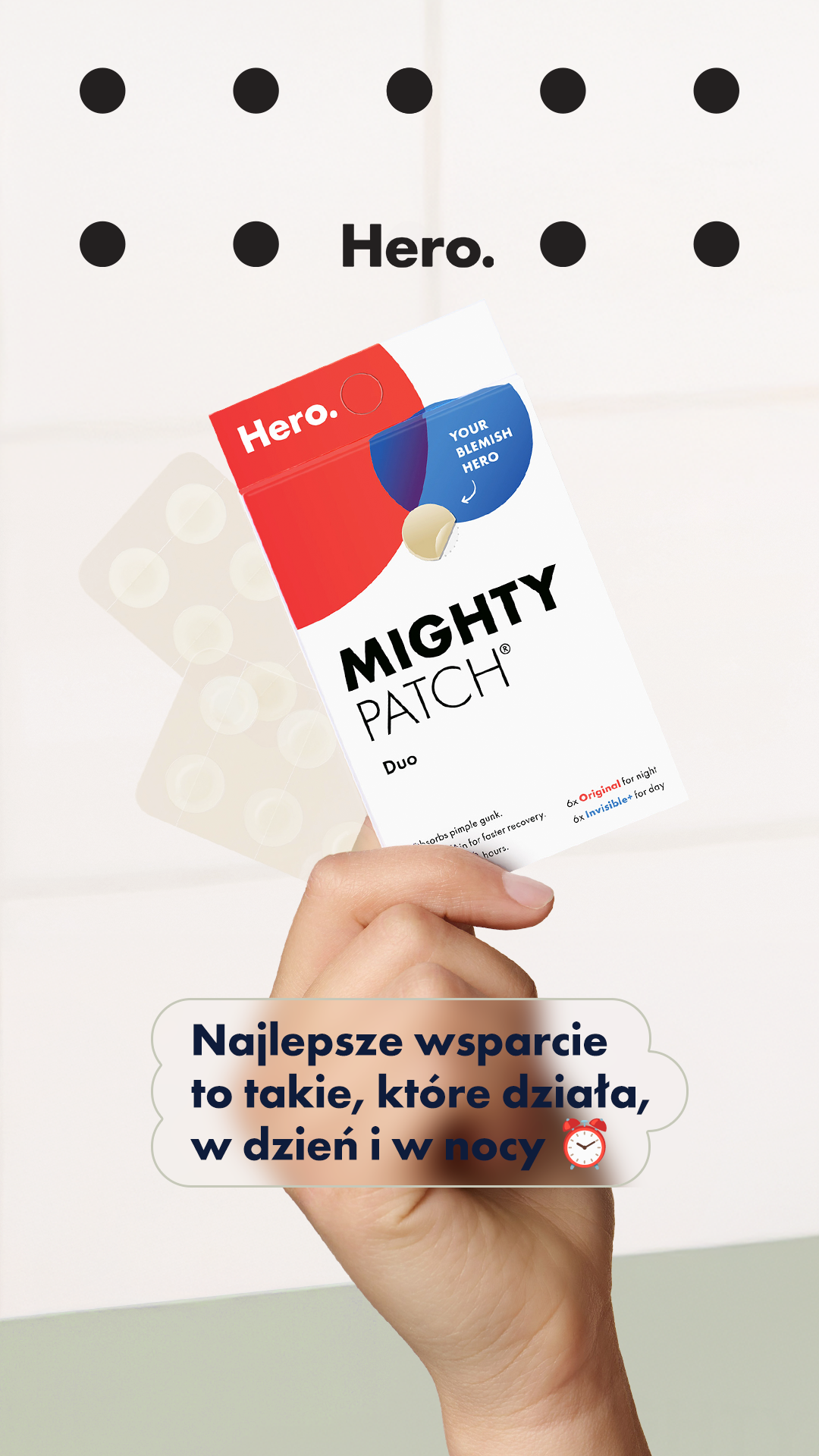 HERO Mighty Patch Polska Facebook ad