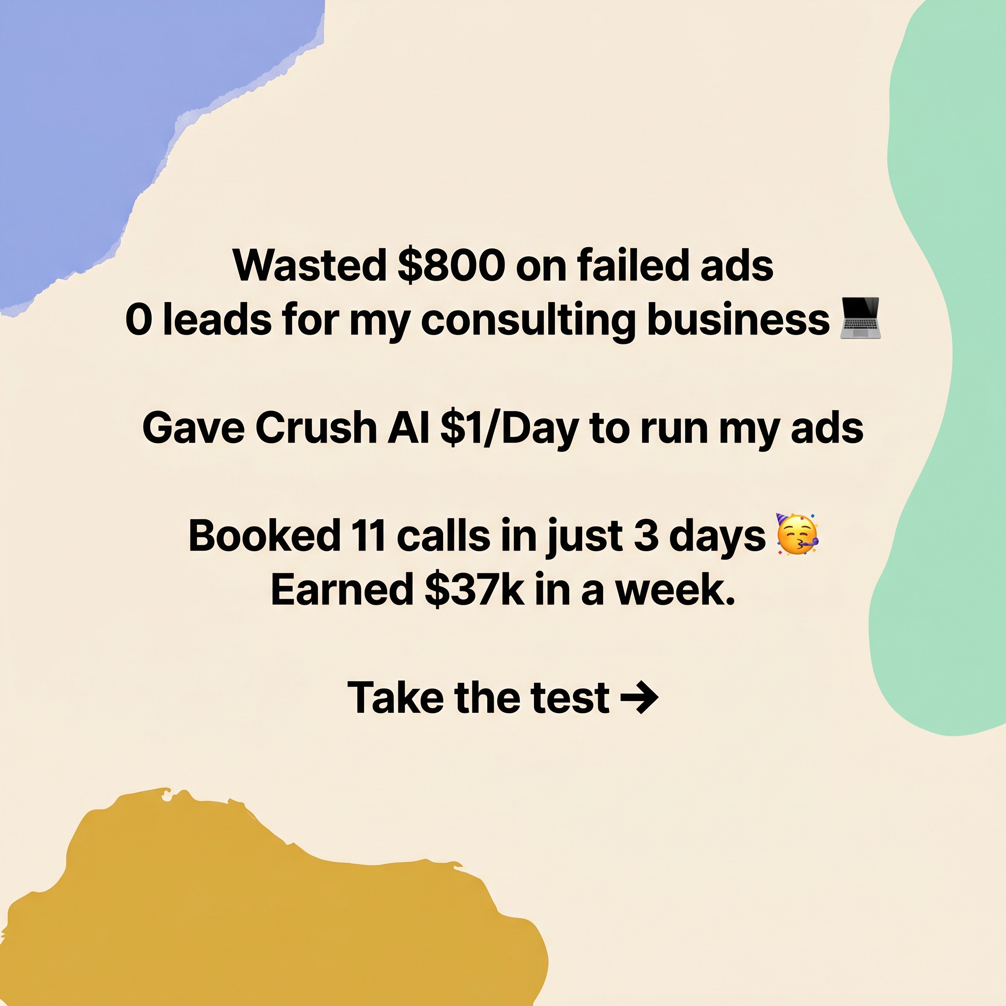 trycrush.ai Facebook ad