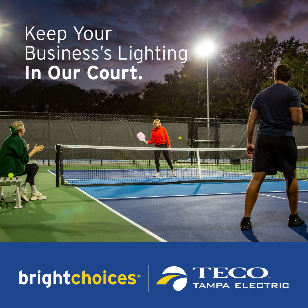 Tampa Electric Facebook ad: Outdoor Lighting Made Easy!