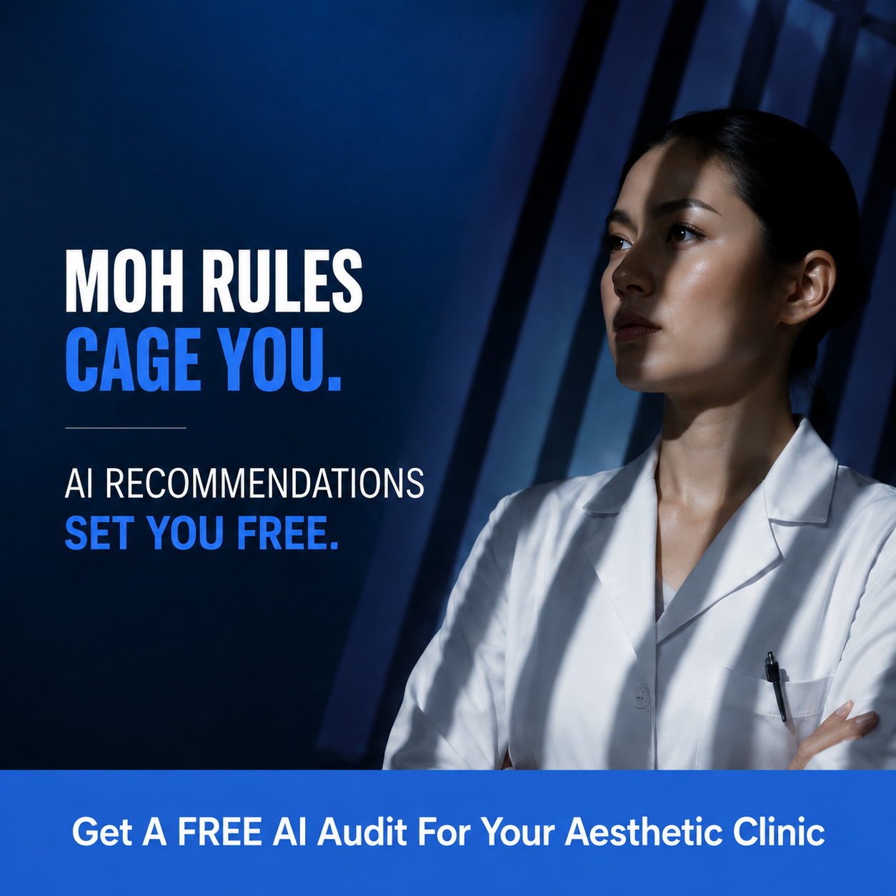 First Page Digital - Singapore Facebook ad: Does AI Recommend Your Aesthetic Clinic?