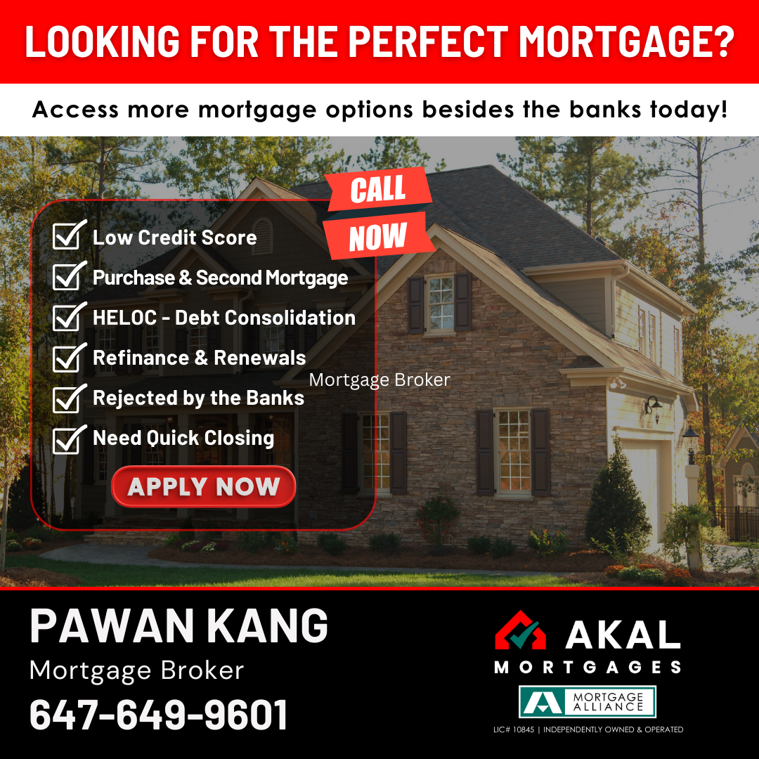 Pawan Kang at AKAL Mortgages Inc. Facebook ad from Aug 21, 2025
