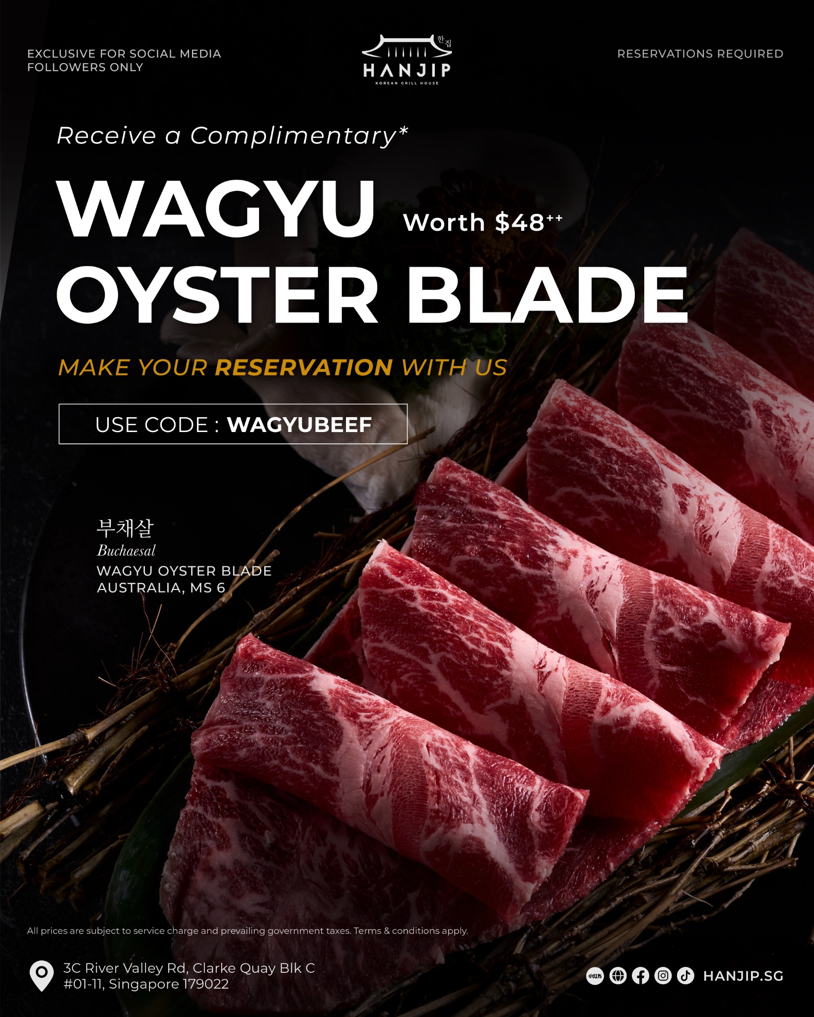 Hanjip Korean Grill House Facebook ad