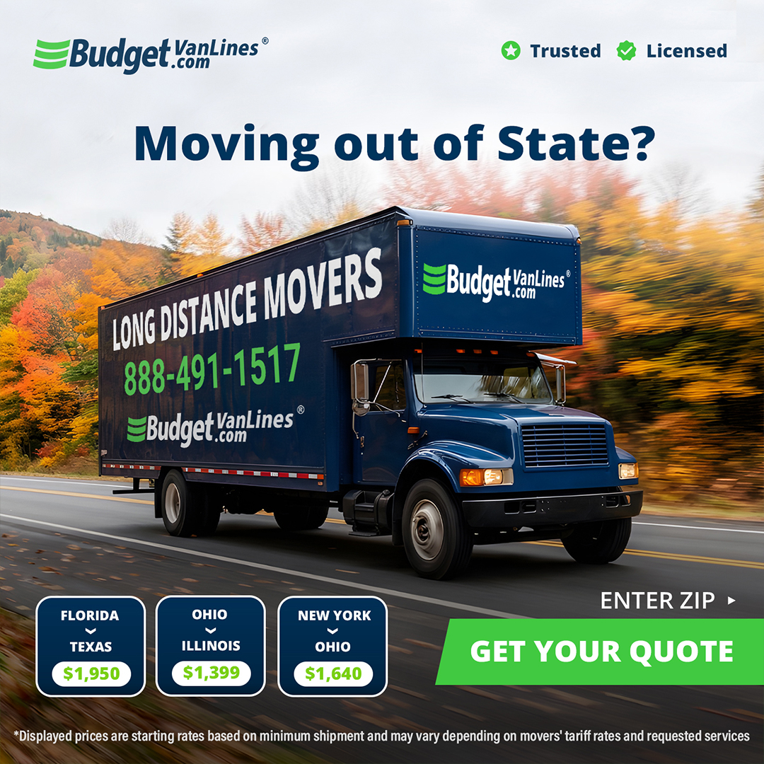 Budget Van Lines Facebook ad