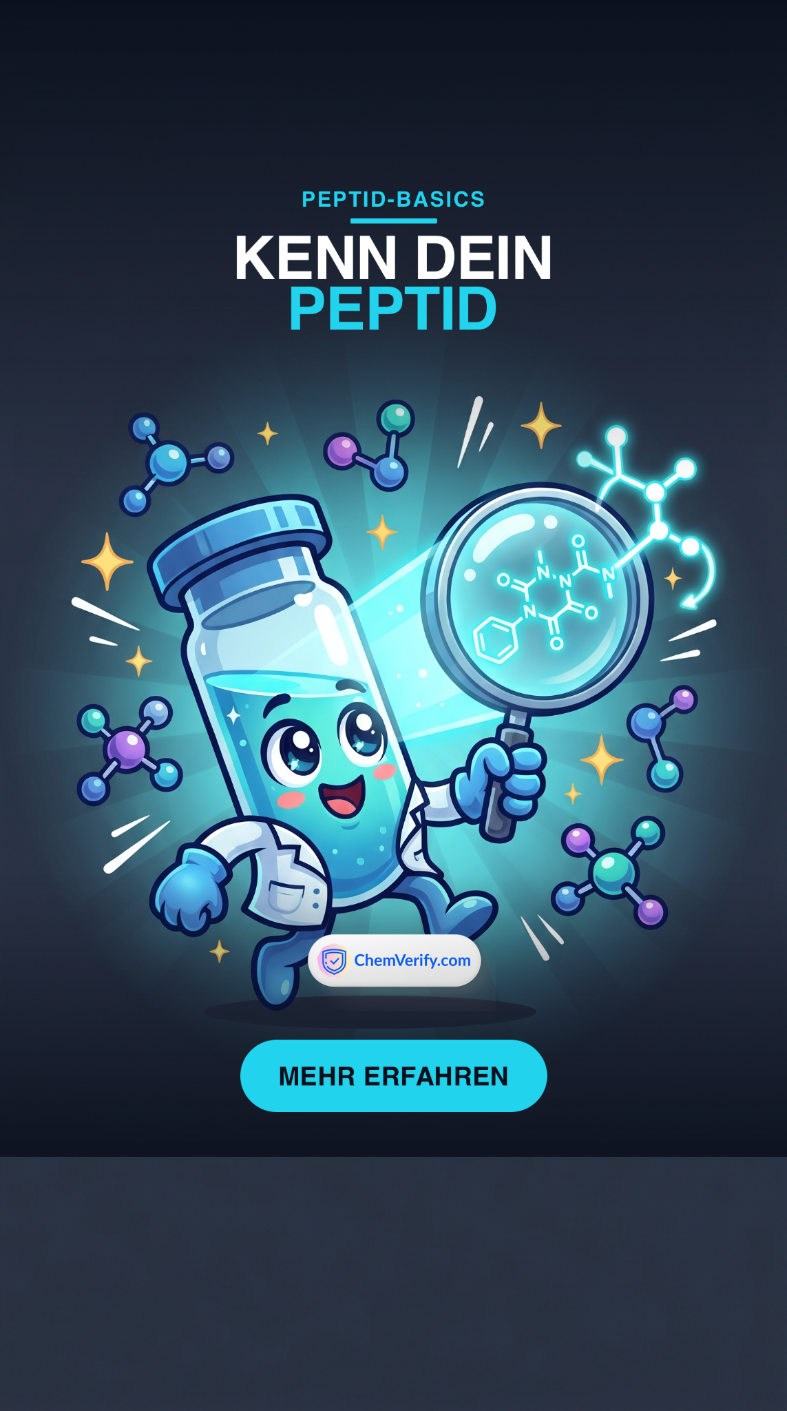 ChemVerify Facebook ad: Unabhängig. Transparent. Kostenlos.