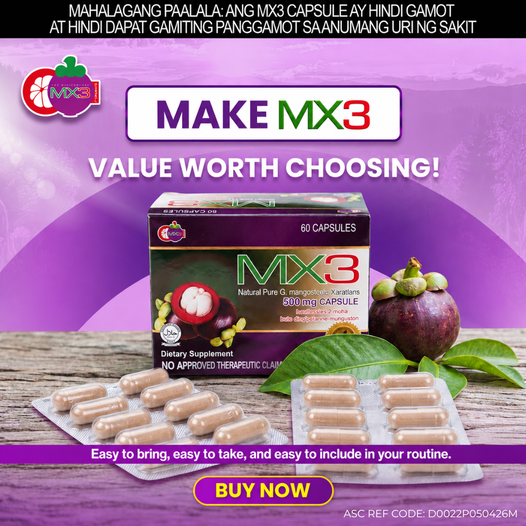 MX3 Natural Supplements Facebook ad