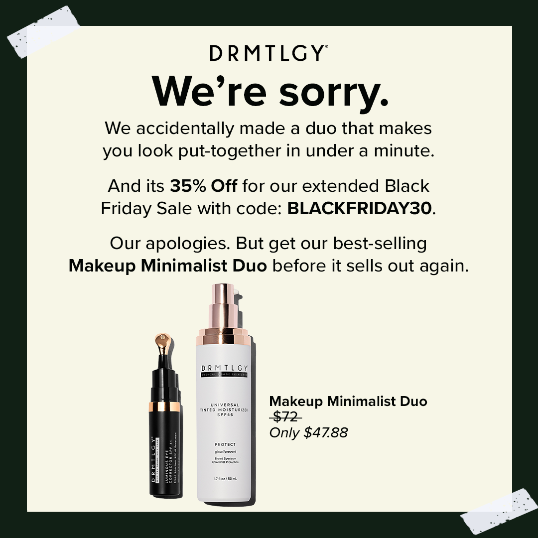 DRMTLGY Facebook ad