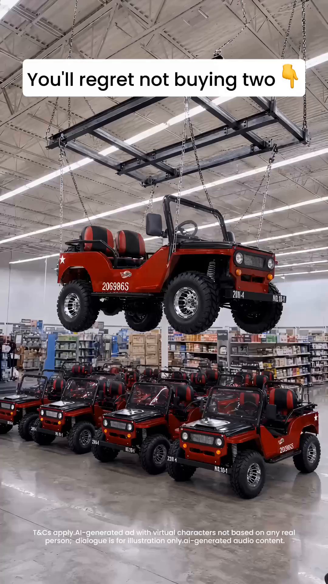 Temu Facebook ad: Elevate Your Your Ride