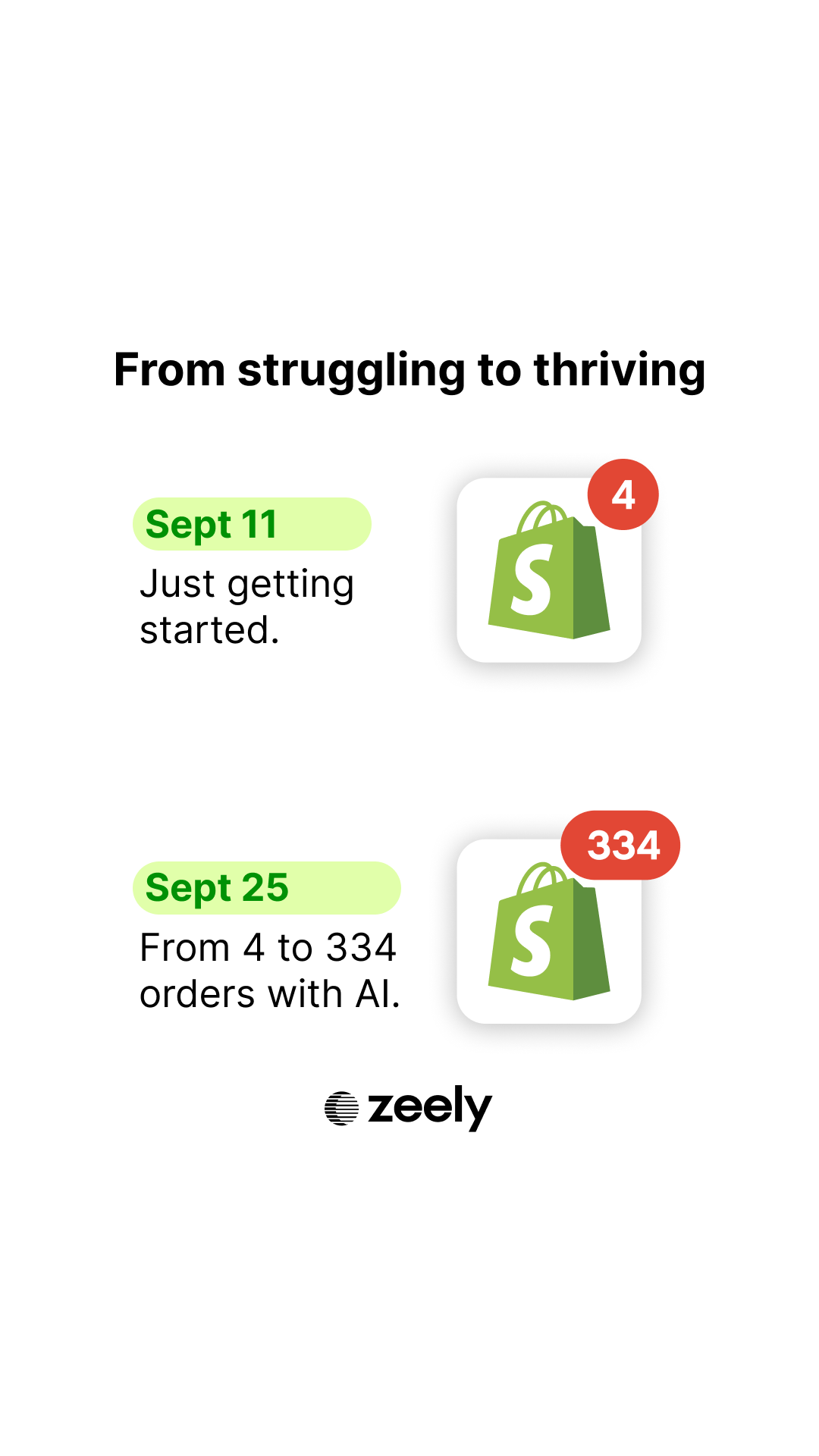 Zeely Facebook ad