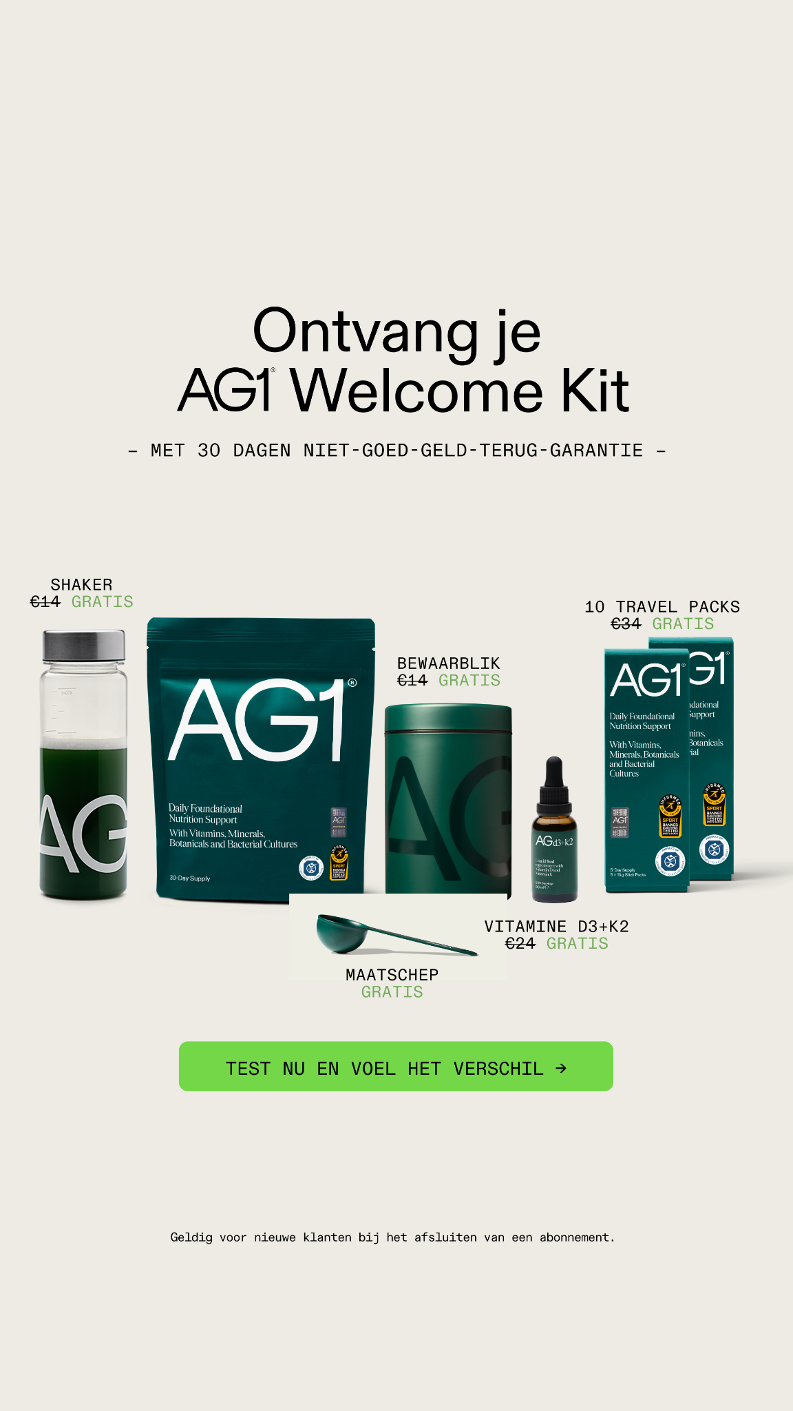 AG1 by Athletic Greens Facebook ad
