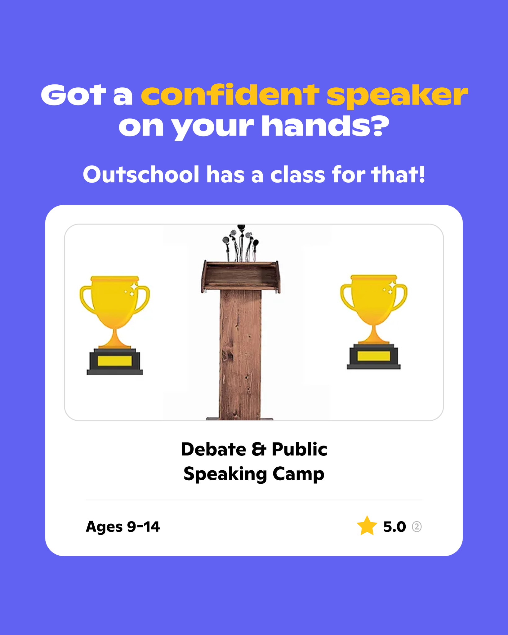 Outschool Facebook ad