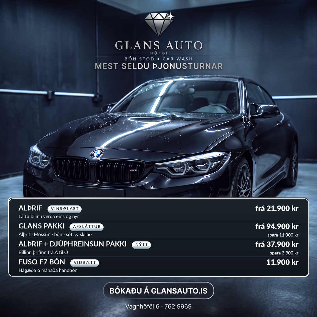 Glans Auto Facebook ad: Best Sellers • Glans Auto