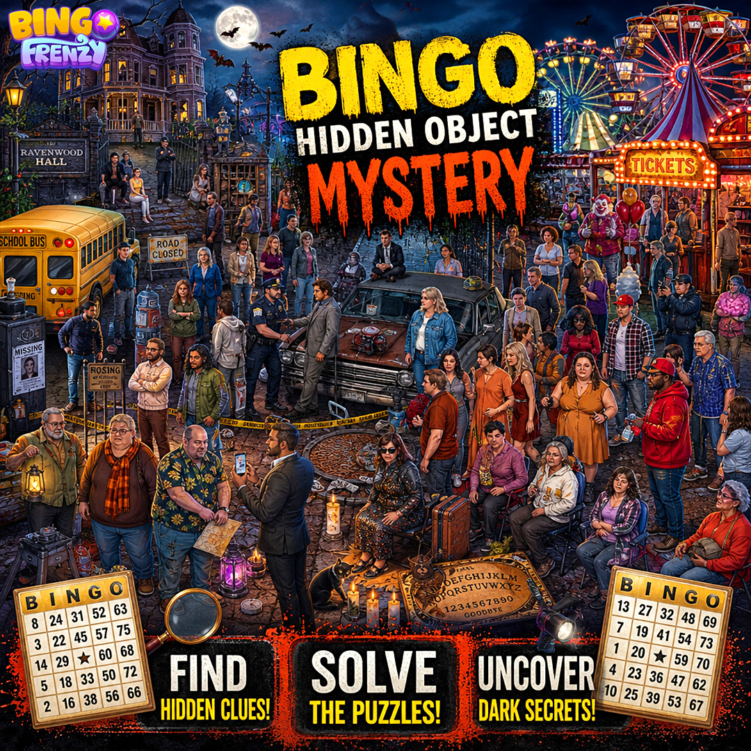 Bingo Frenzy Friends Facebook ad: I recommend Bingo Frenzy to anyone who enjoys…