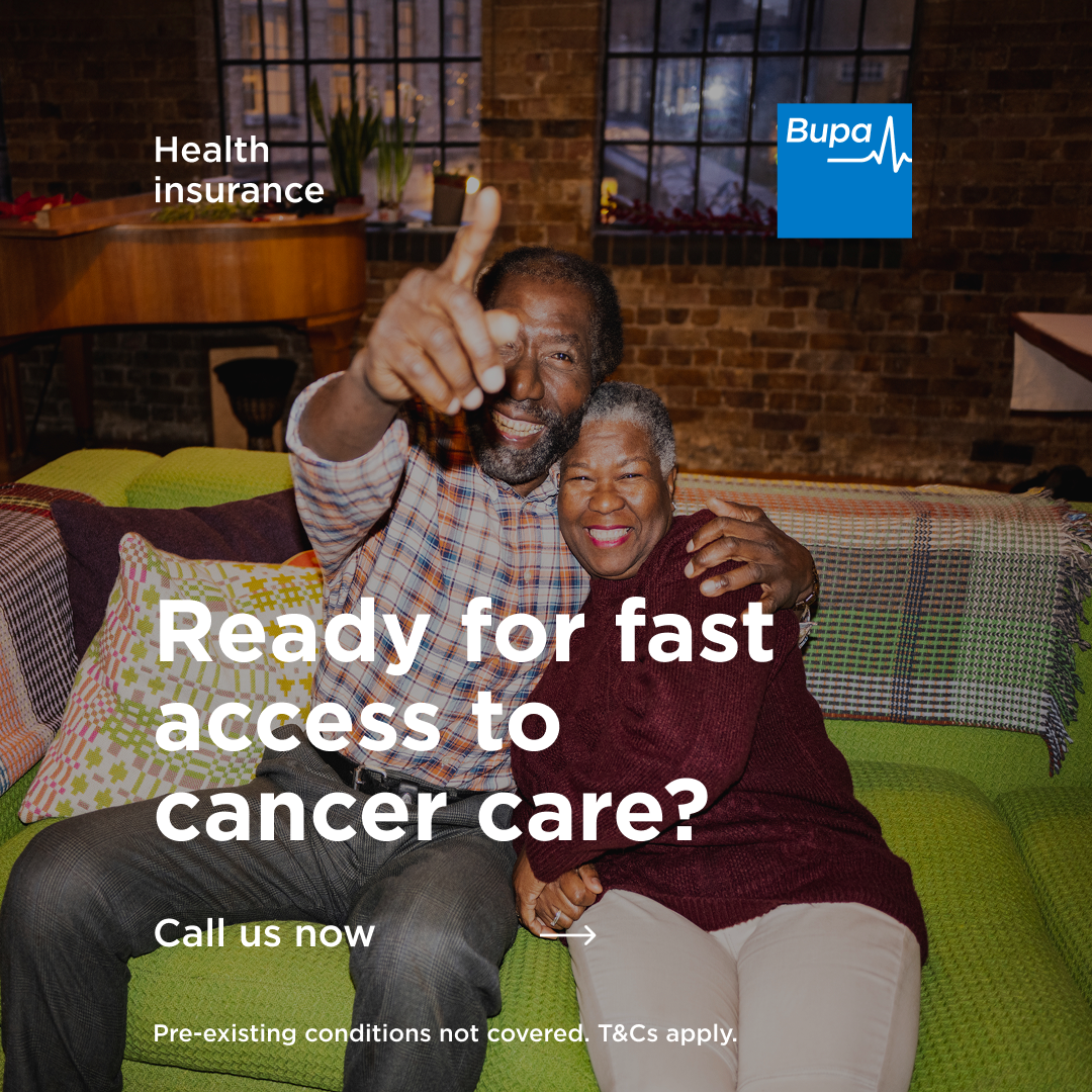 Bupa UK Facebook ad