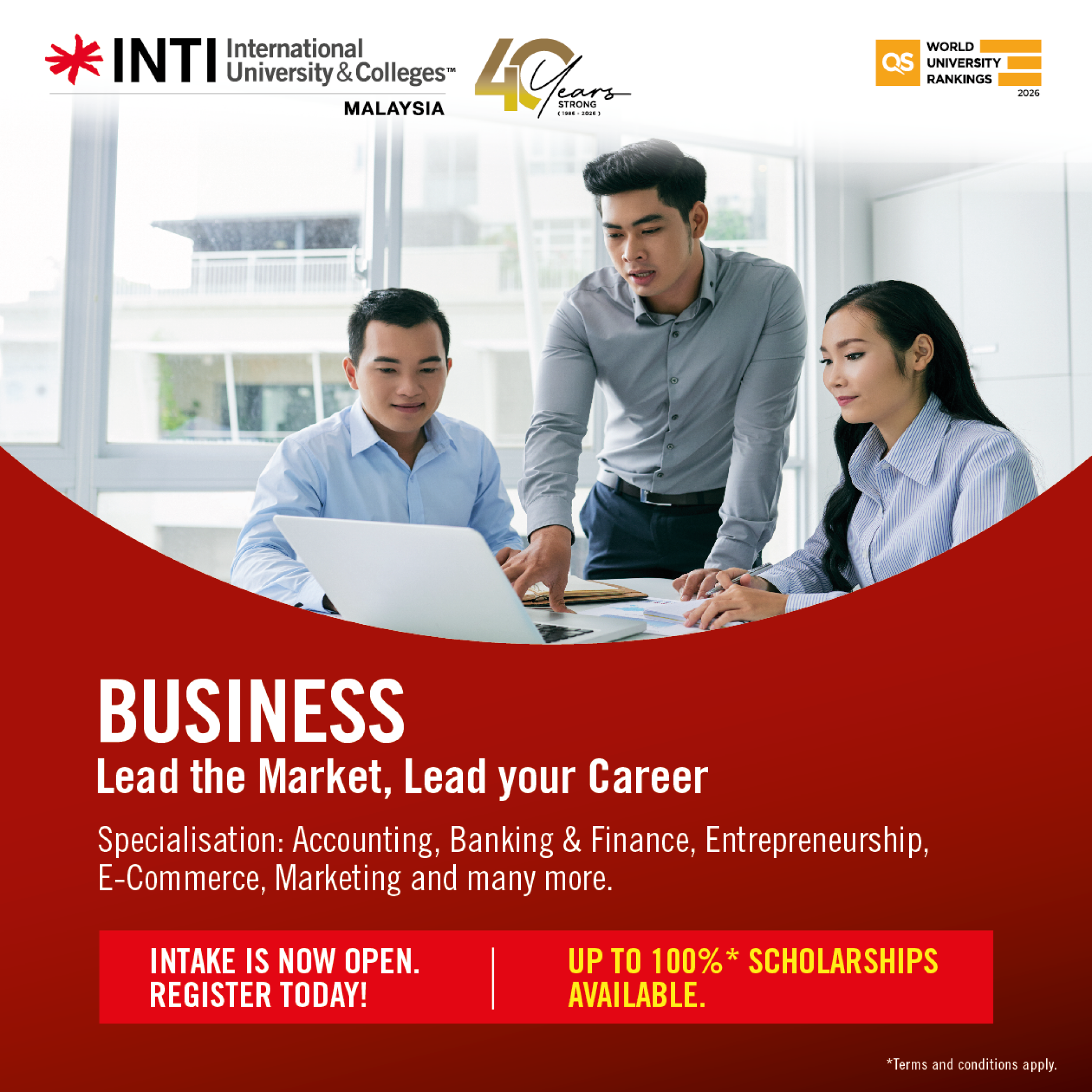 INTI International University & Colleges Facebook ad