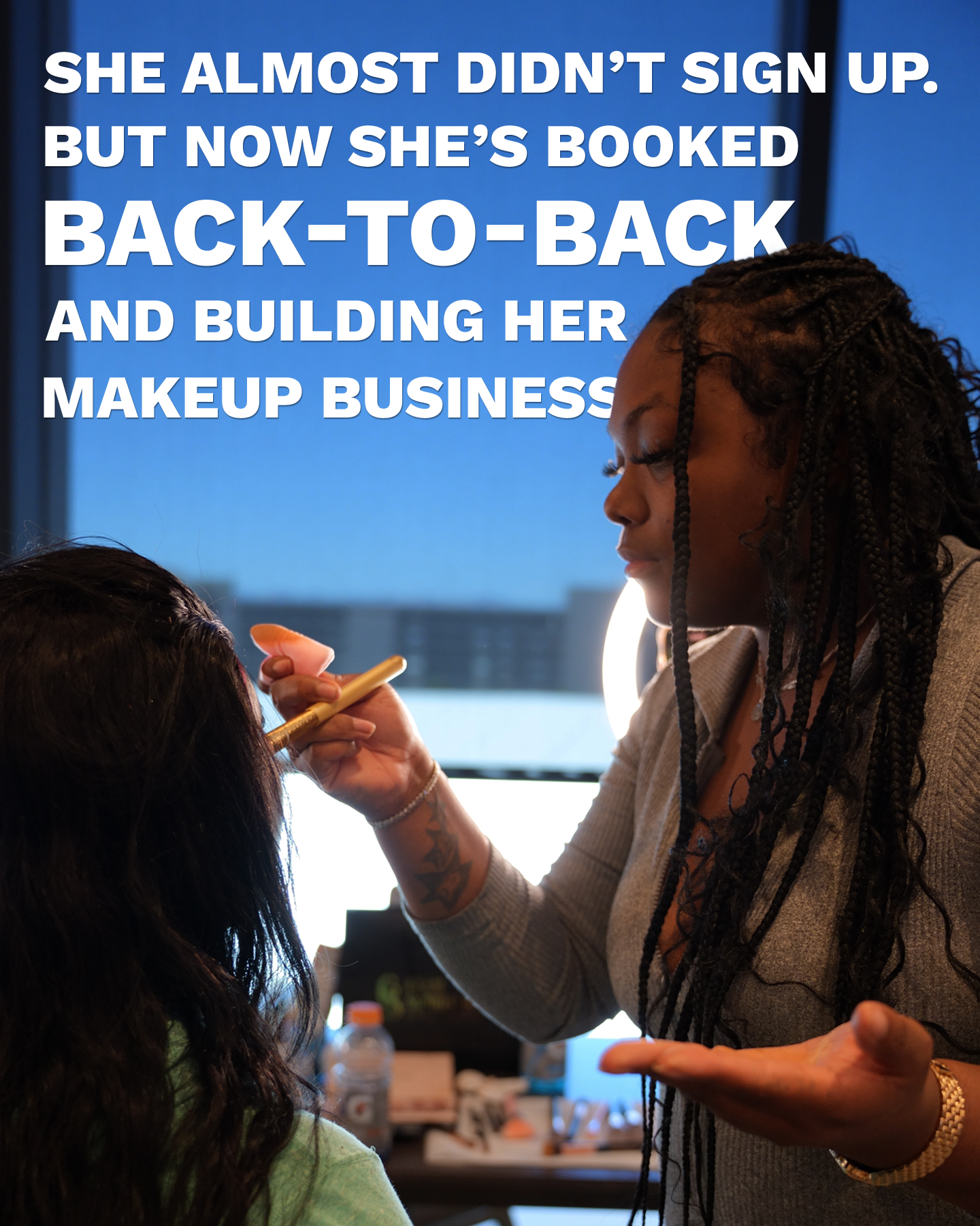Glam Sophisticated Makeup Academy Facebook ad