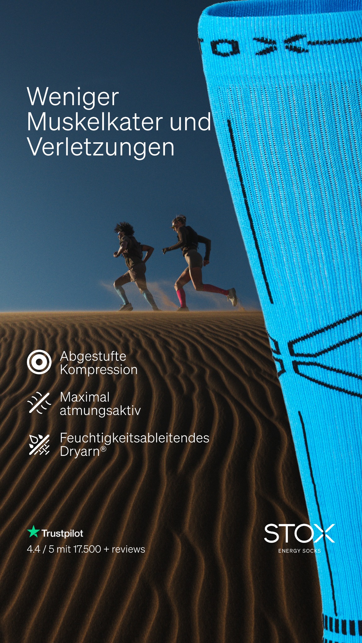 STOX Energy Socks Facebook ad