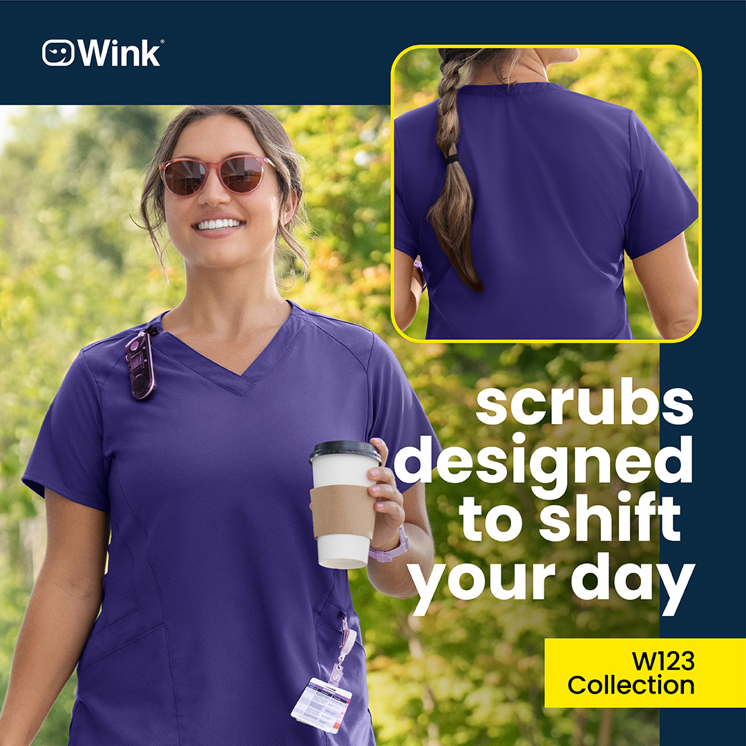 Wink Scrubs Facebook ad