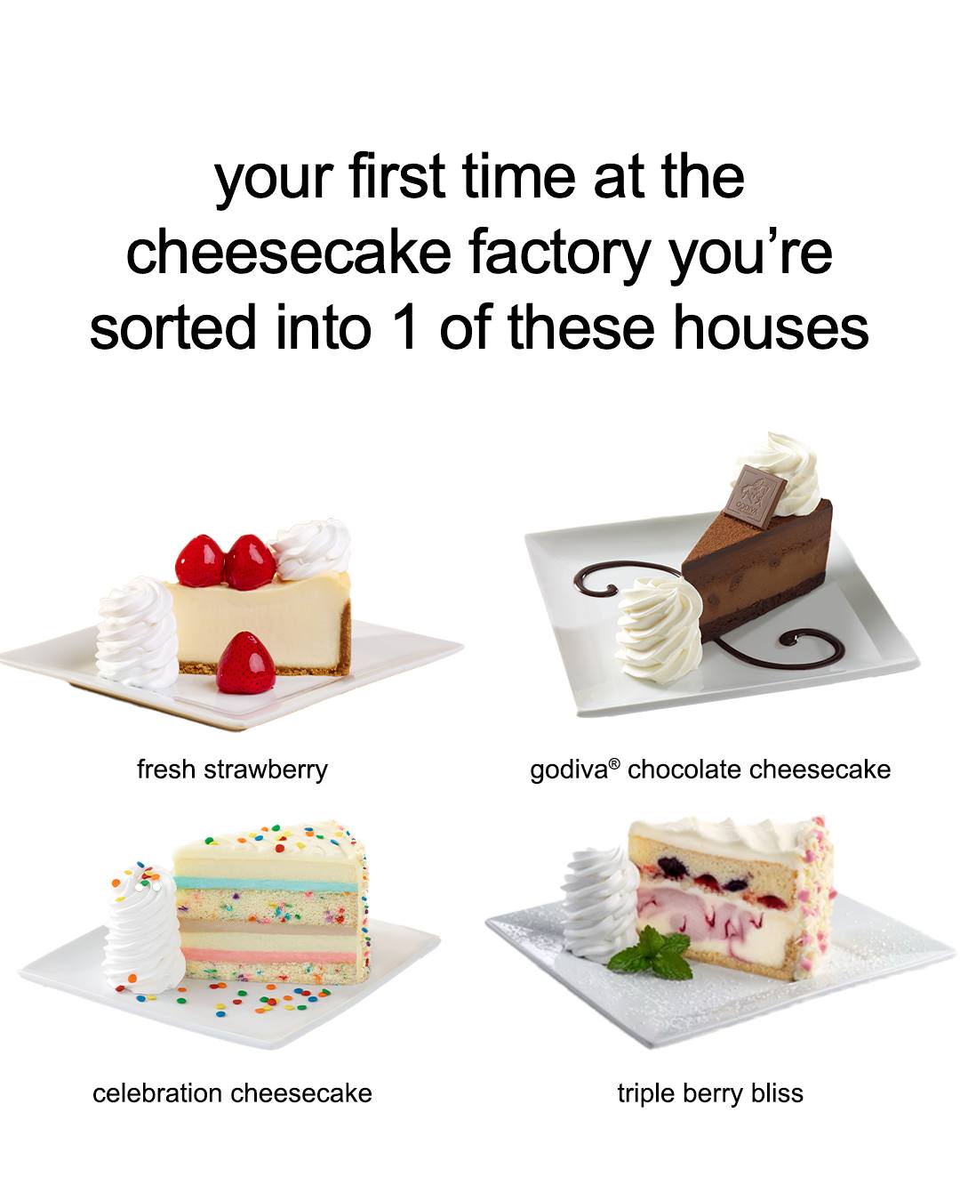 The Cheesecake Factory Facebook ad